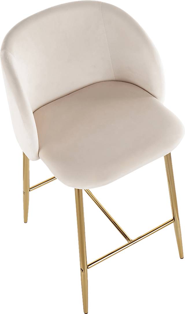 Fulham I Cream Counter Height Stool, Set of 2 - Thumbnail - Image 7