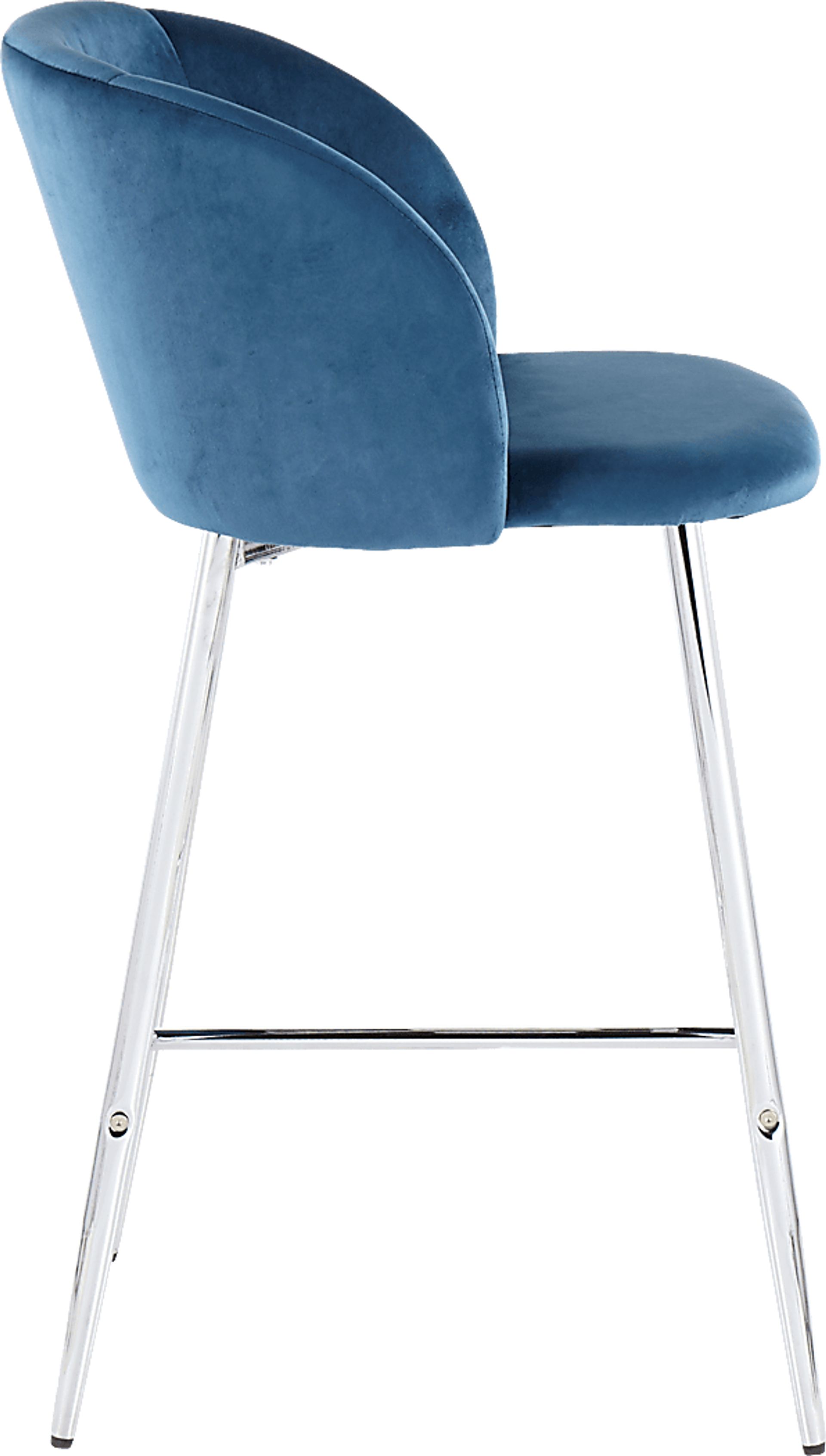 Fulham II Blue Counter Height Stool, Set of 2 - Image 3