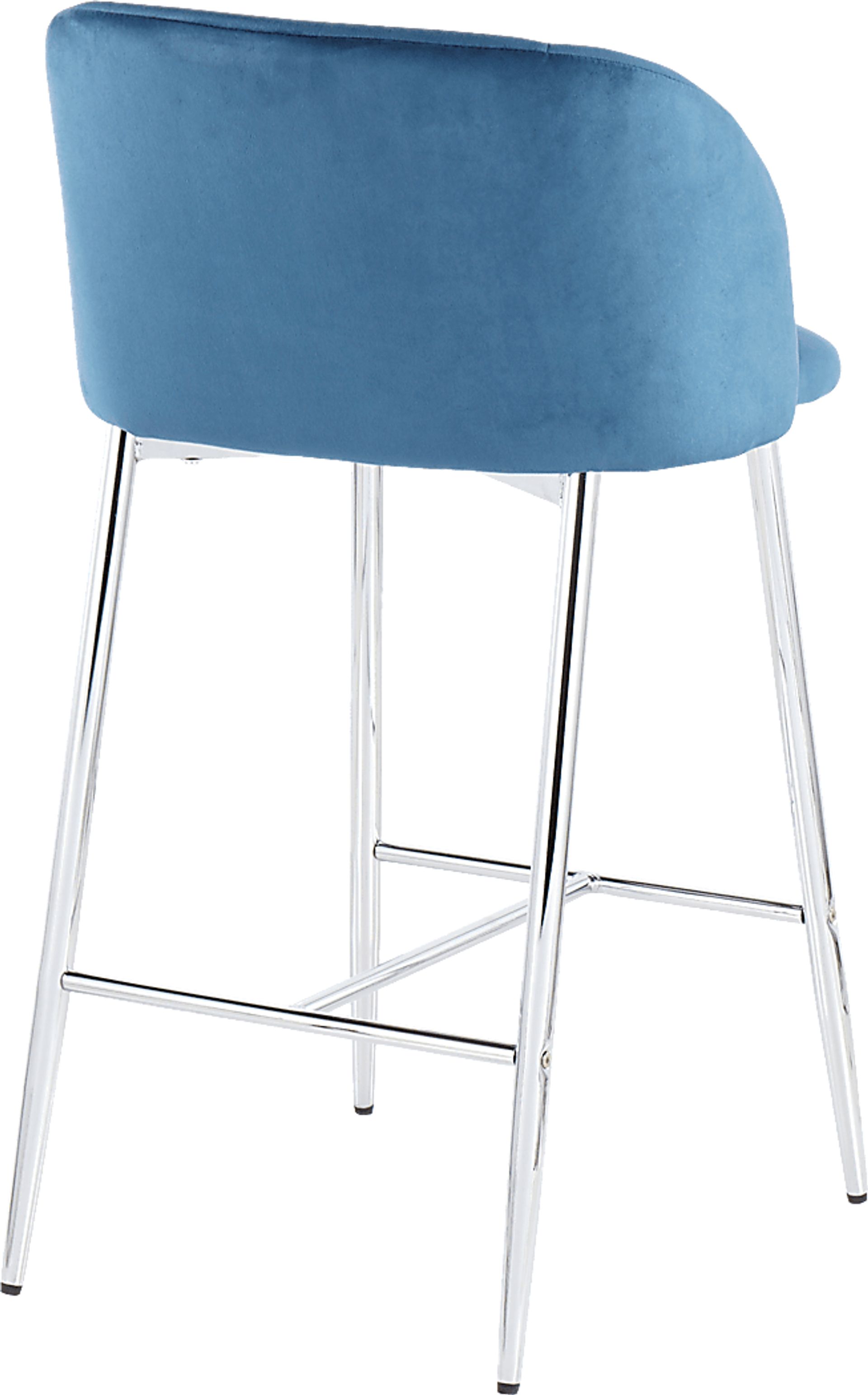 Fulham II Blue Counter Height Stool, Set of 2 - Image 4