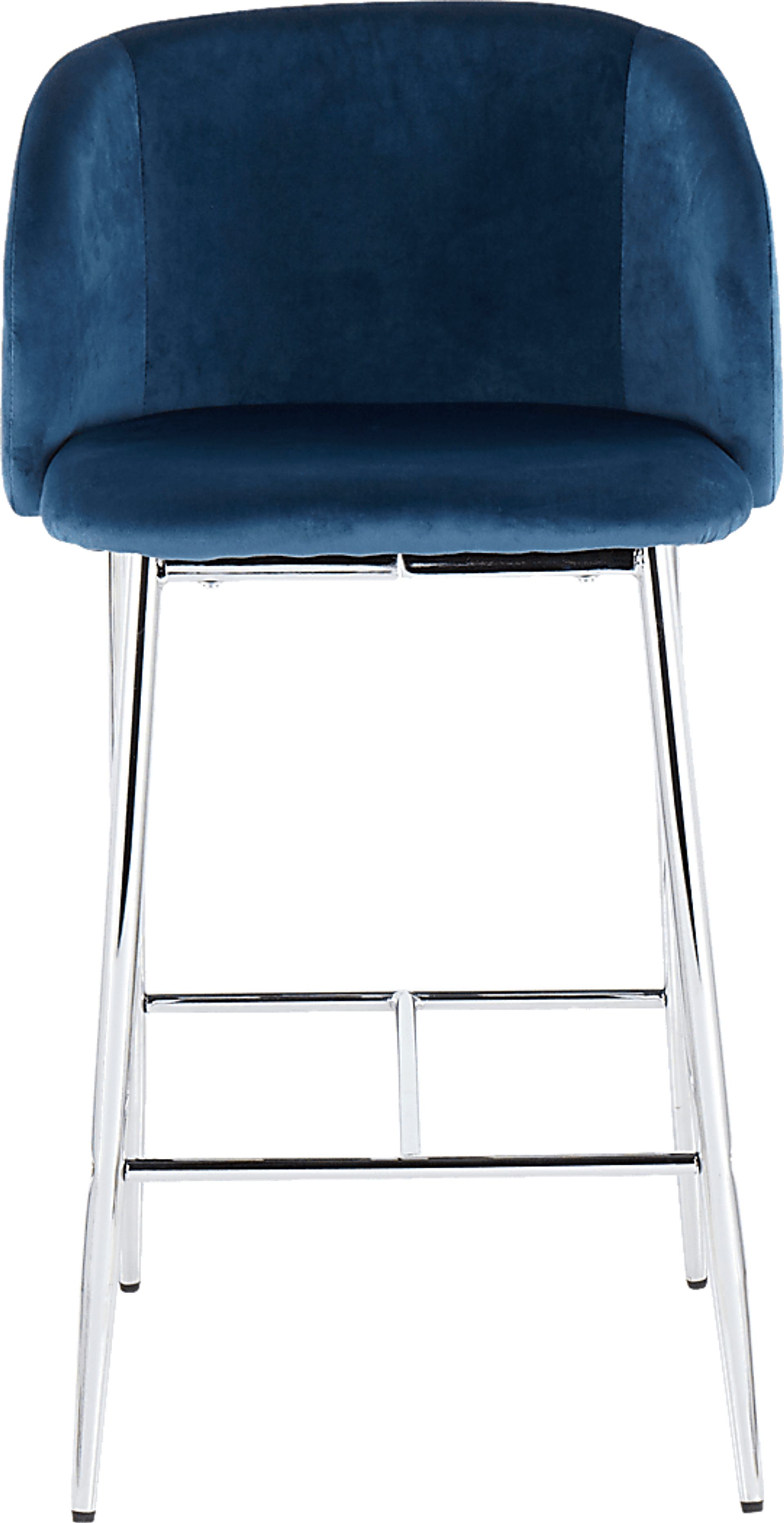 Fulham II Blue Counter Height Stool, Set of 2 - Image 6