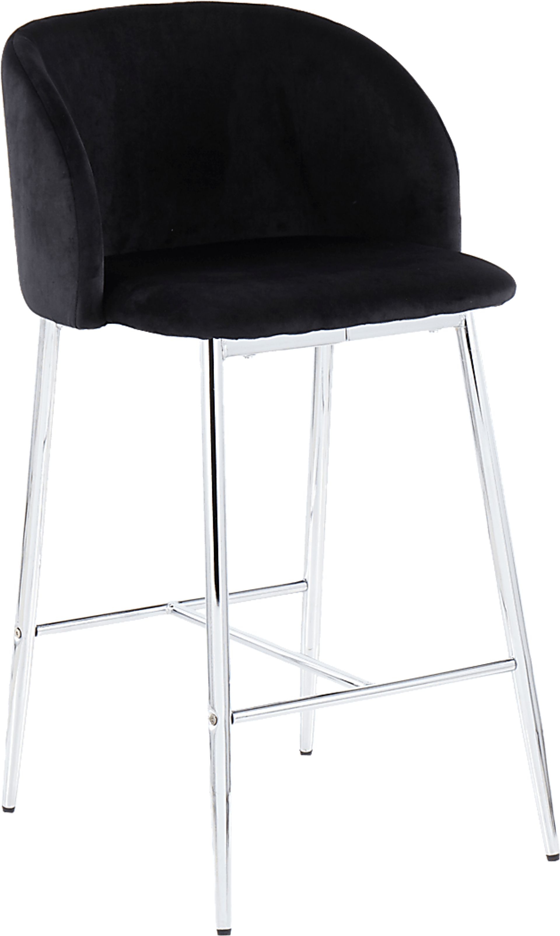 Fulham II Black Counter Height Stool, Set of 2 - Image 2