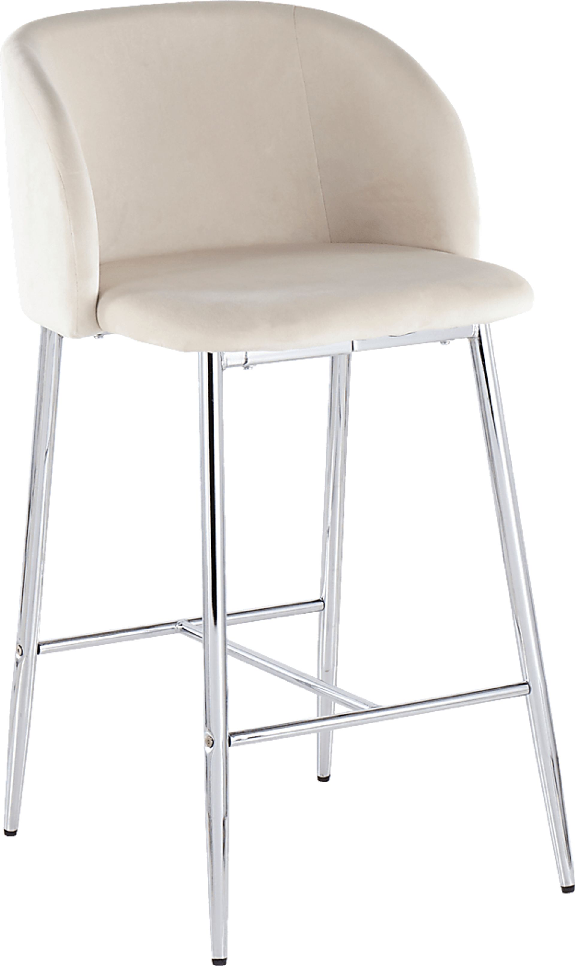Fulham II Cream Counter Height Stool, Set of 2 - Image 2