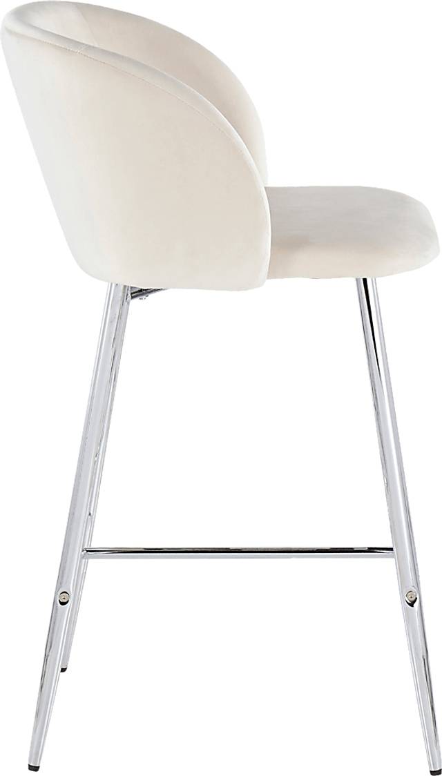 Fulham II Cream Counter Height Stool, Set of 2 - Thumbnail - Image 3