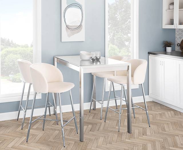 Fulham II Cream Counter Height Stool, Set of 2 - Thumbnail - Image 9