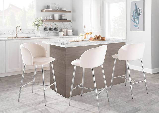 Fulham II Cream Counter Height Stool, Set of 2 - Thumbnail - Image 10