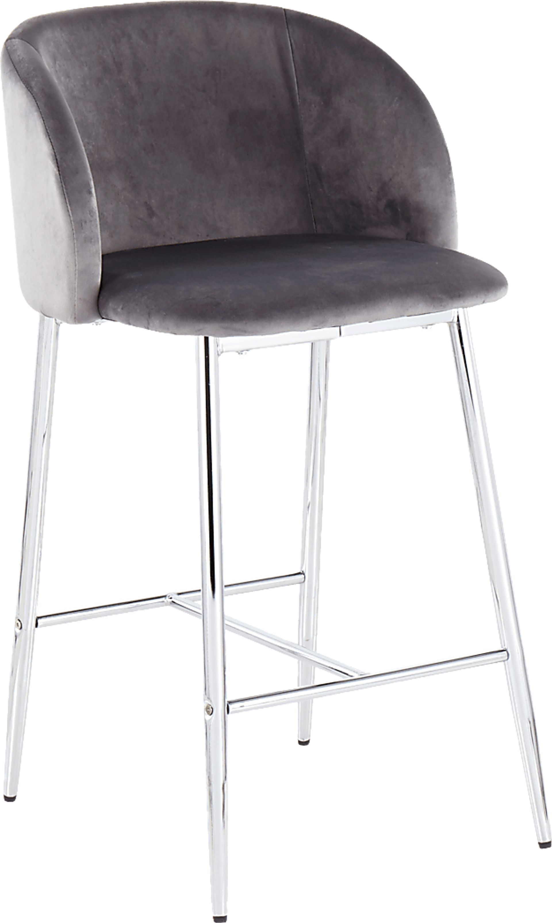 Fulham II Gray Counter Height Stool, Set of 2 - Image 2