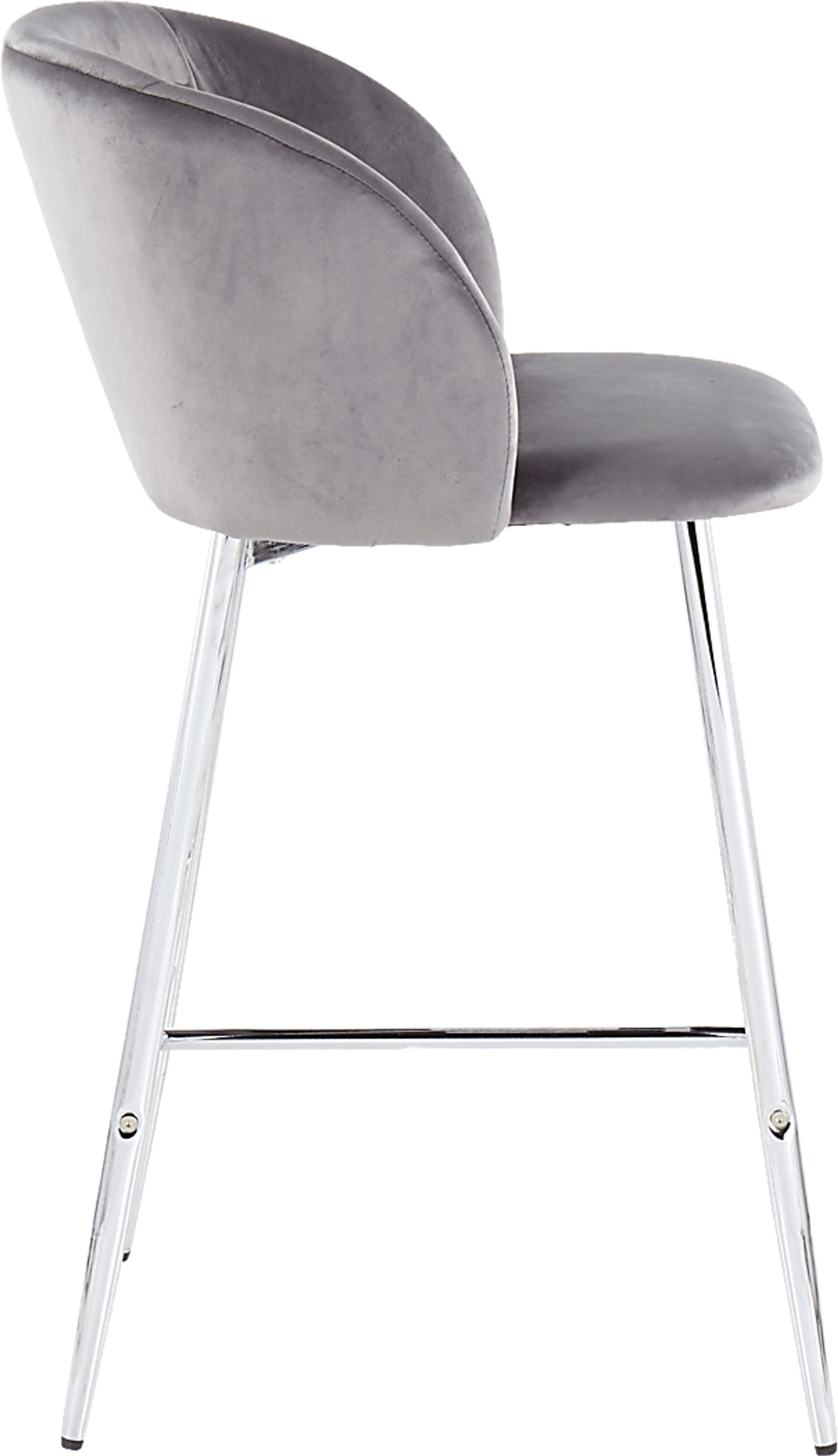 Fulham II Gray Counter Height Stool, Set of 2 - Image 3