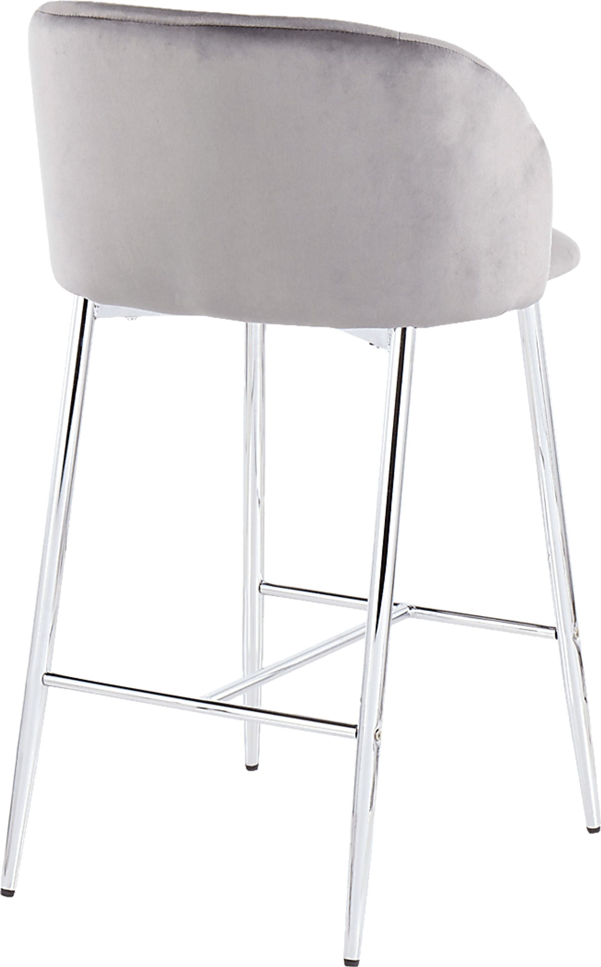Fulham II Gray Counter Height Stool, Set of 2 - Image 4
