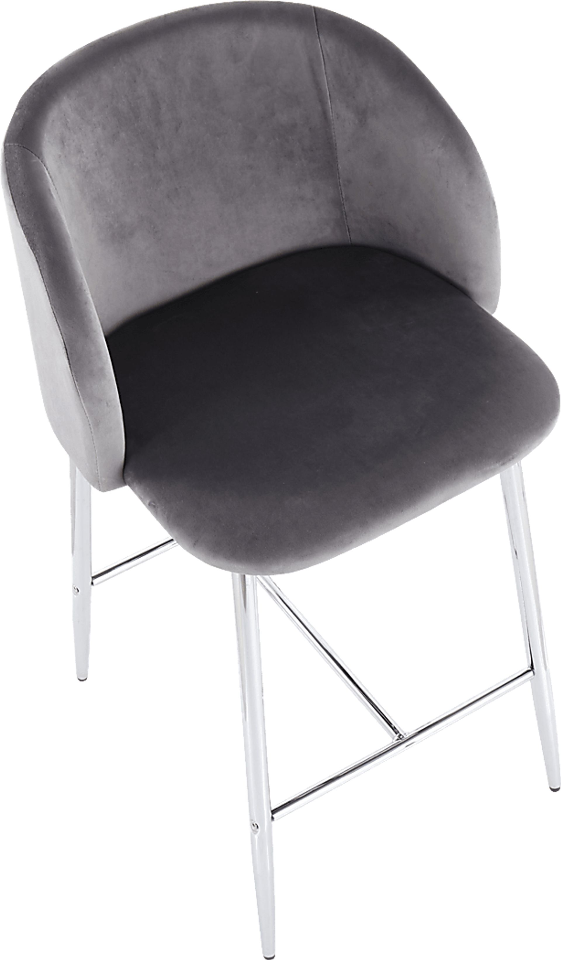 Fulham II Gray Counter Height Stool, Set of 2 - Image 7