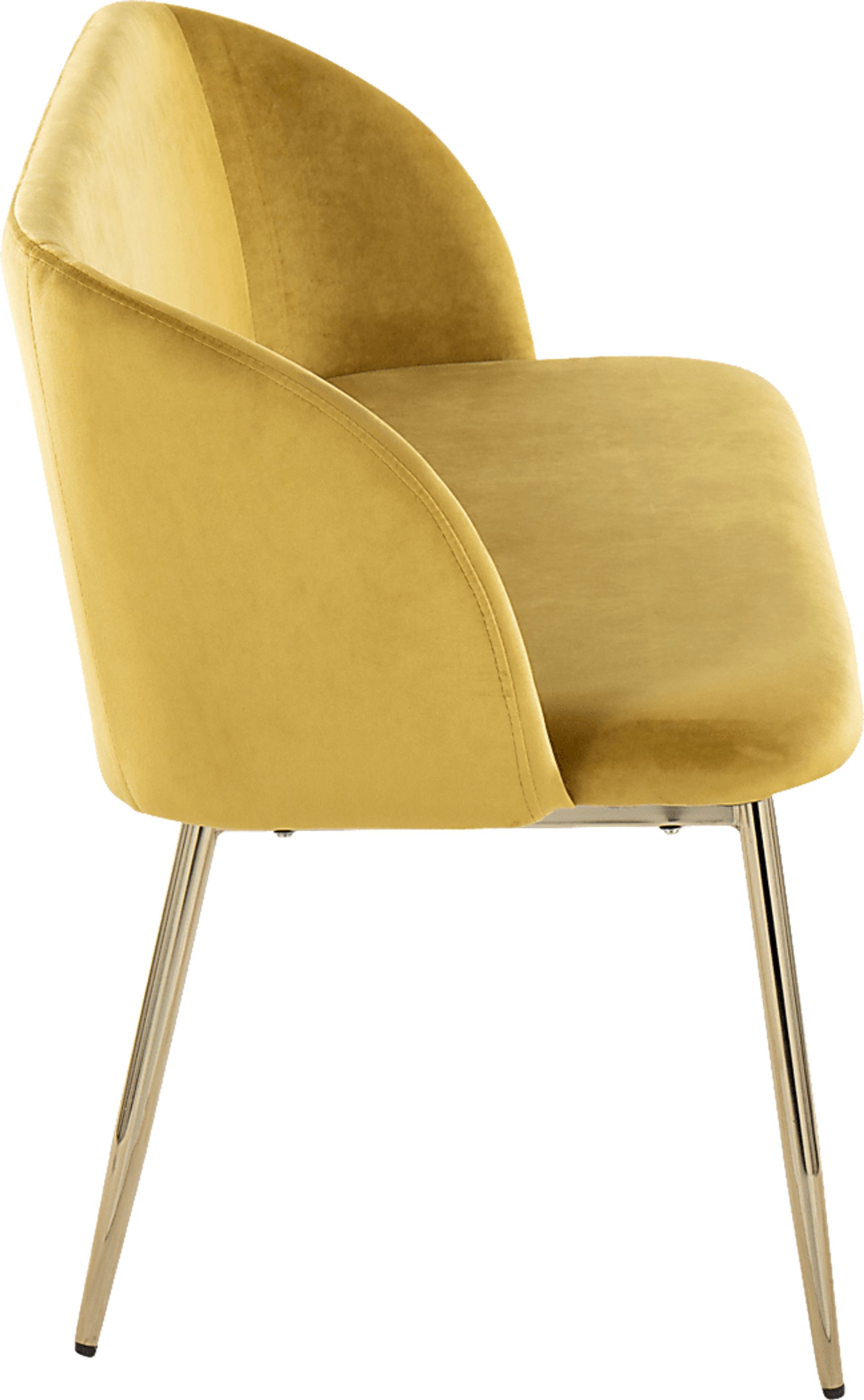 Fulham Yellow Accent Bench - Image 4