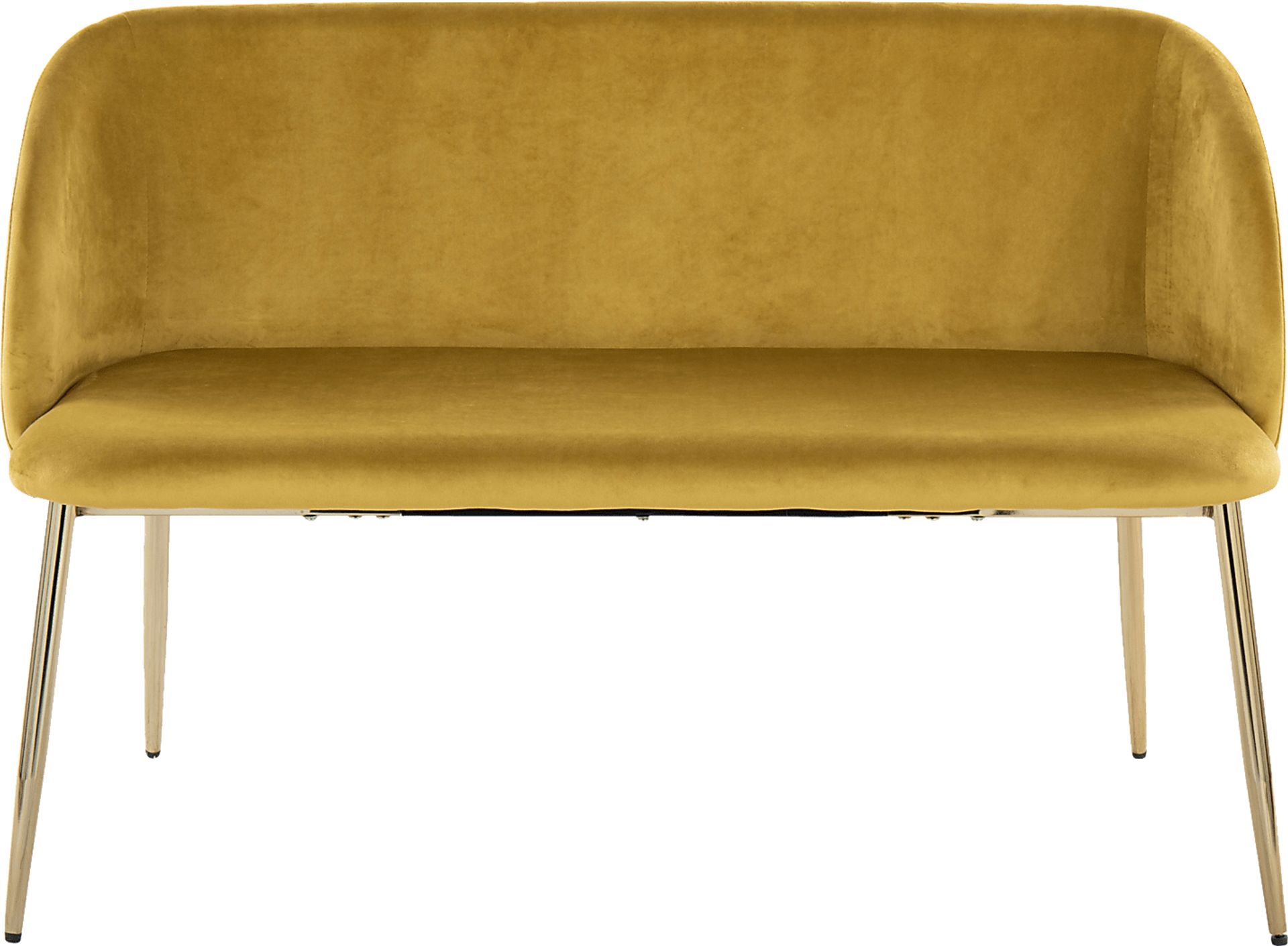 Fulham Yellow Accent Bench - Image 6