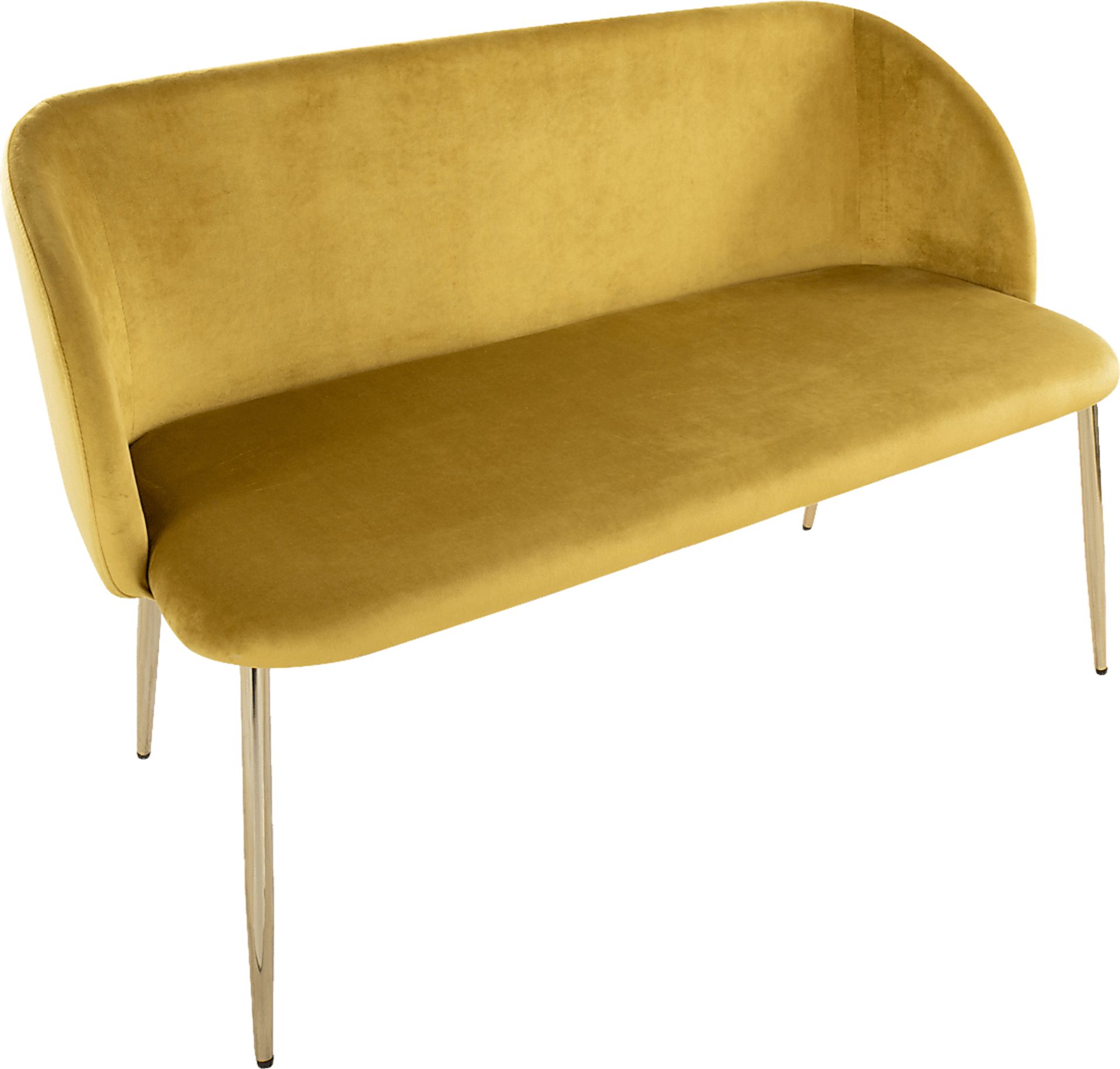 Fulham Yellow Accent Bench - Image 8