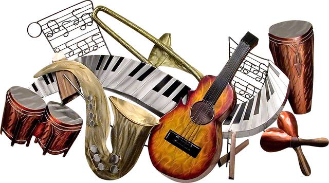 Full Band Brown Indoor/Outdoor Wall Art - Thumbnail - Image 1