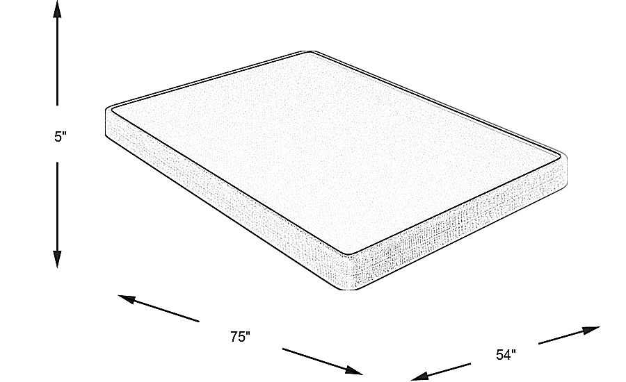 Full Bed In a Box Low Profile Foundation - Rooms To Go