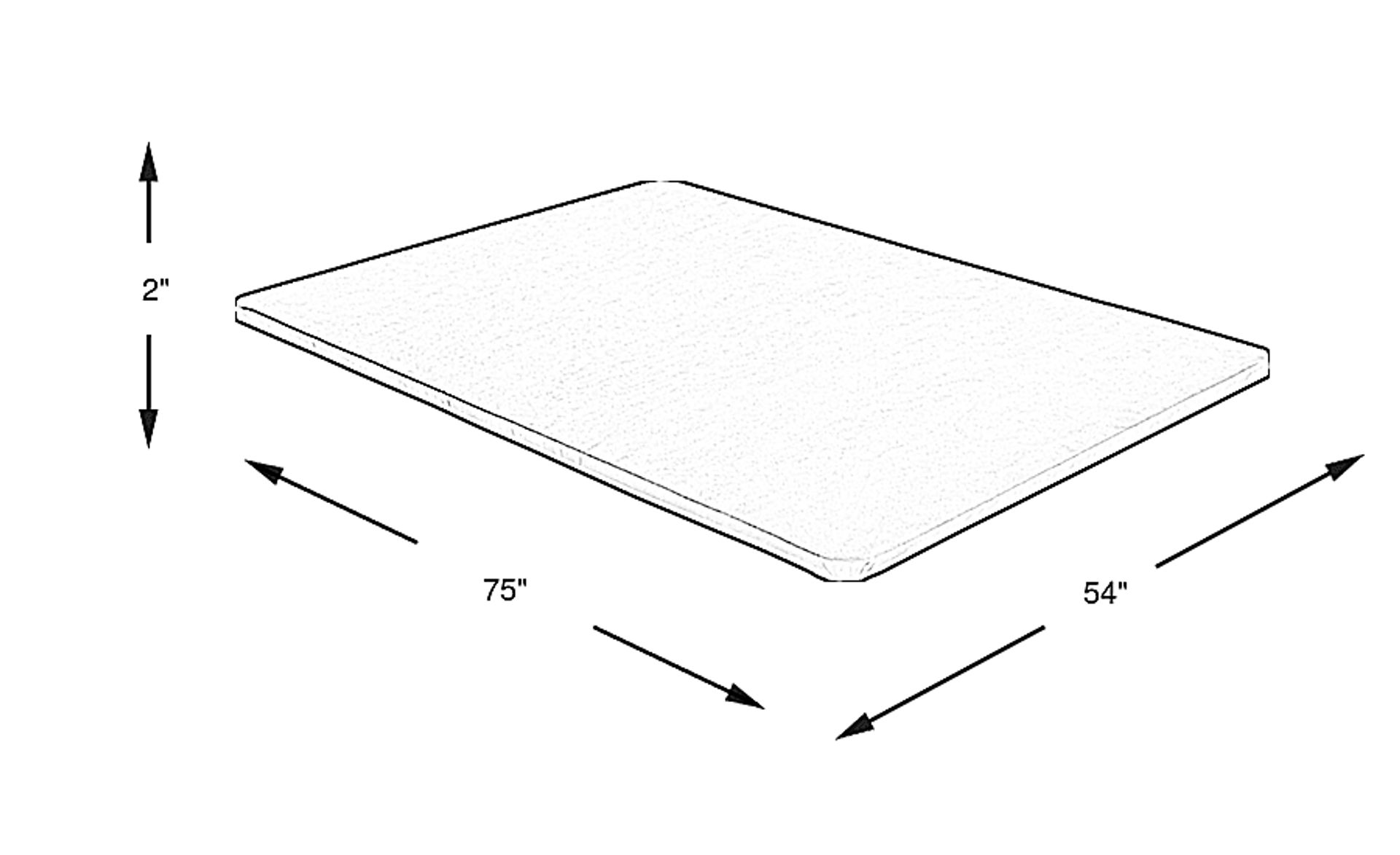 Dimension Image. Please refer to the Dimension Tab on this page for dimension details.