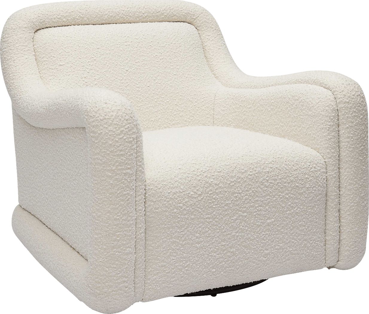 Fullbrighty Cream Swivel Accent Chair