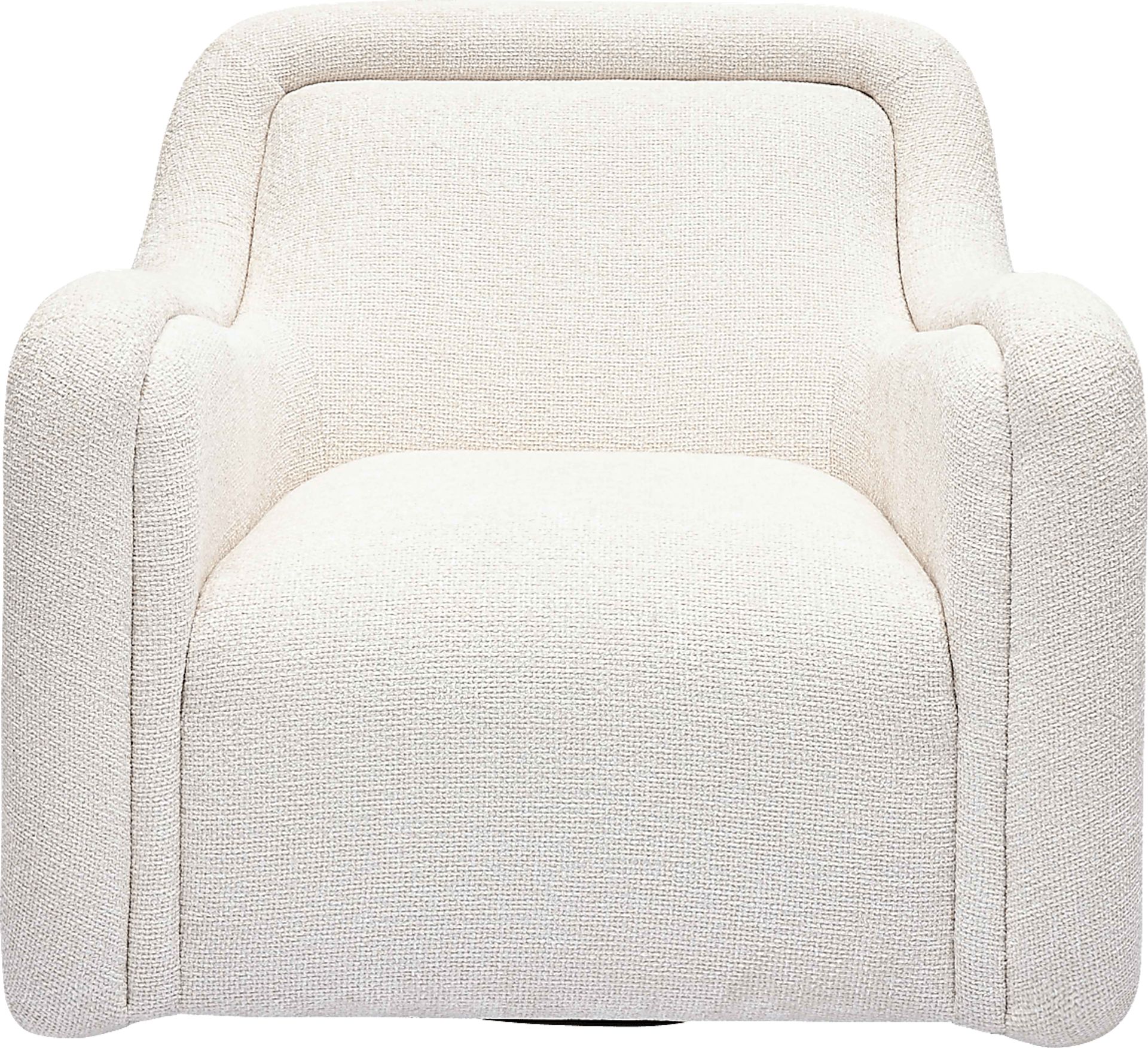 Fullbrighty II Cream Swivel Accent Chair - Image 3