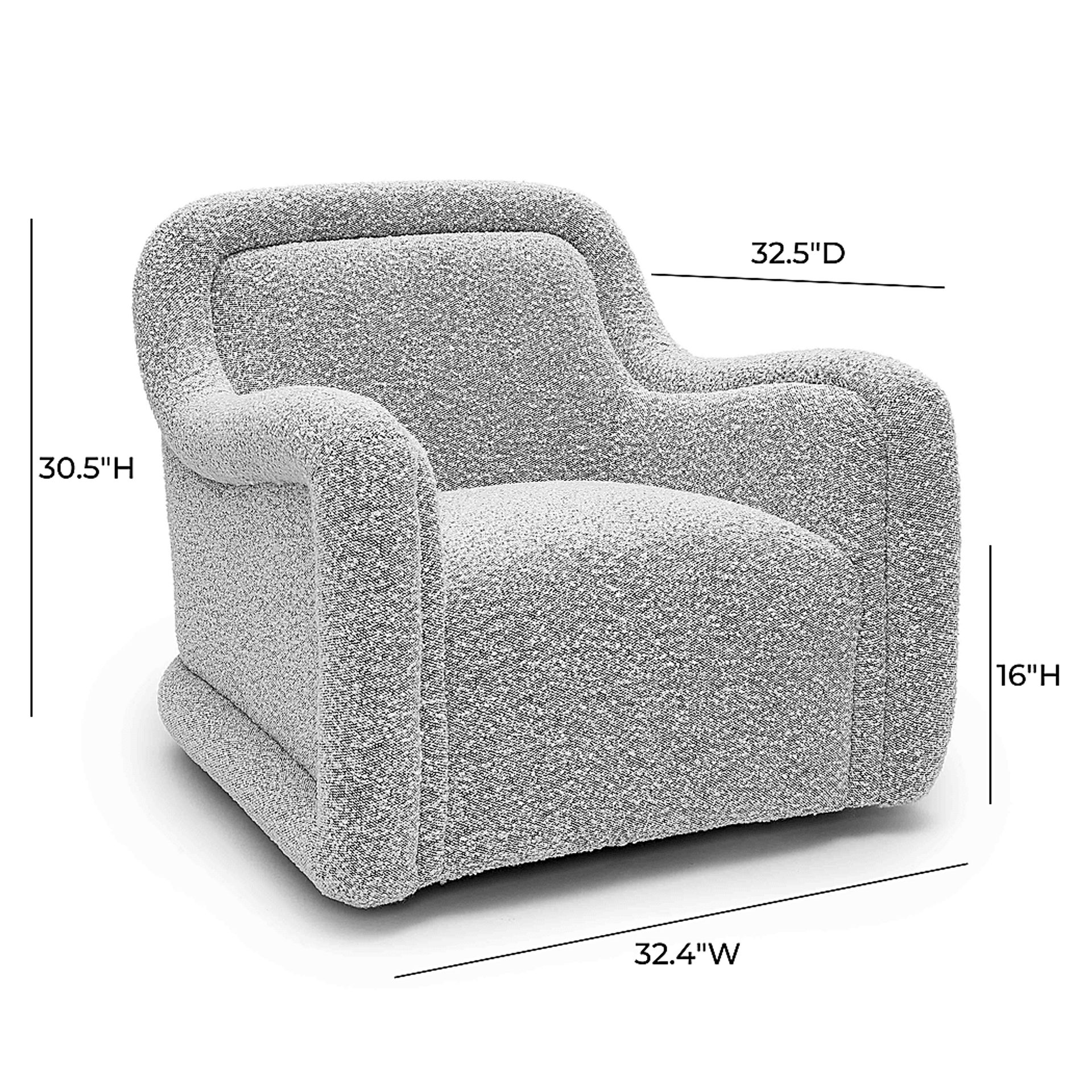 Fullbrighty Gray Swivel Accent Chair - Image 6