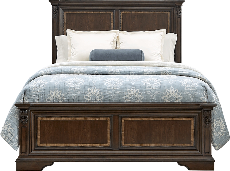 3 pc queen panel bed