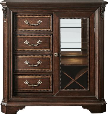 Fuller Brown Cherry Bar Cabinet