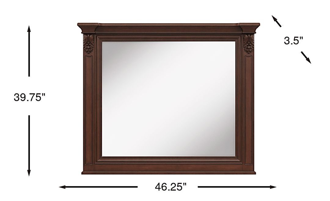 Fuller Brown Cherry Finish Mirror