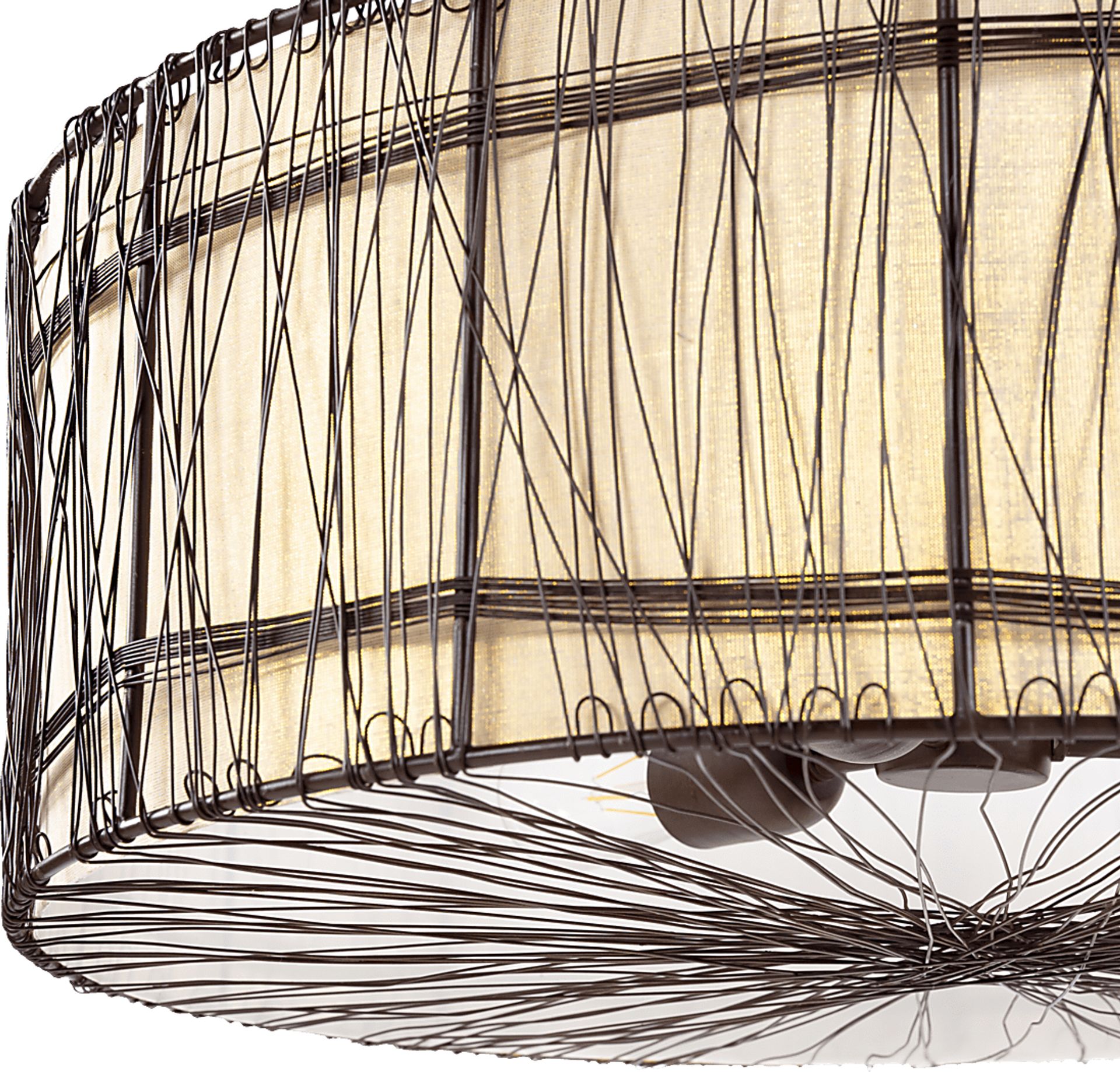 Fuller Lane Beige Chandelier - Image 4