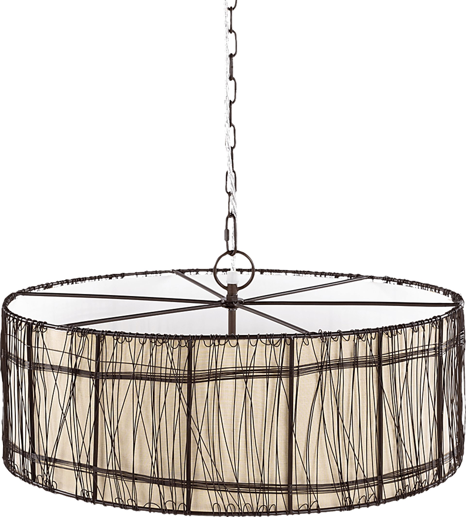 Fuller Lane Beige Chandelier - Image 1