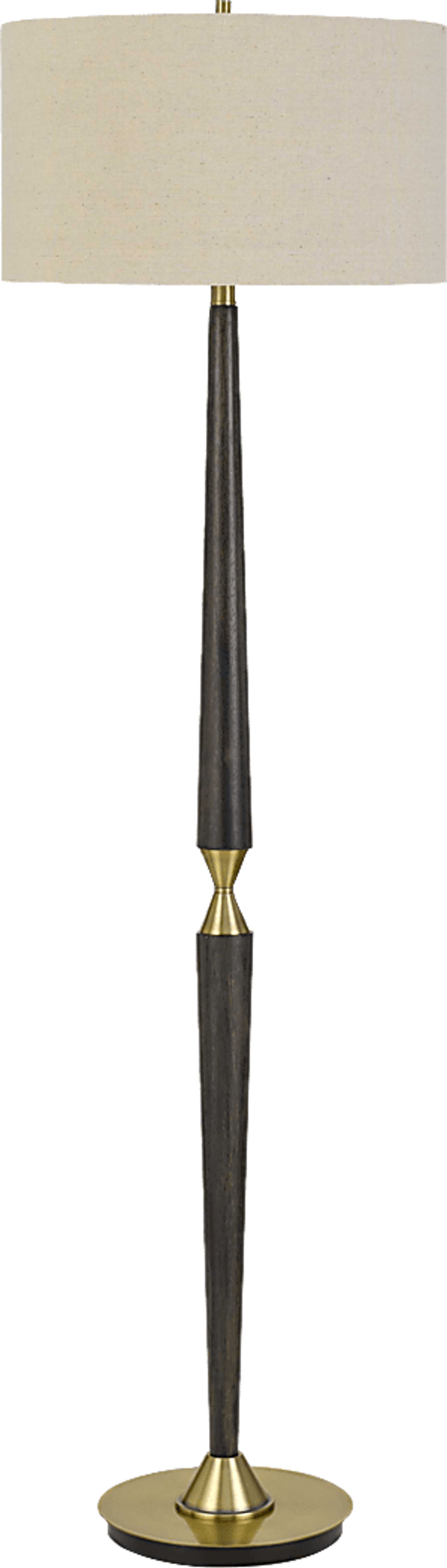 Fulton Place Brass Floor Lamp - Image 1