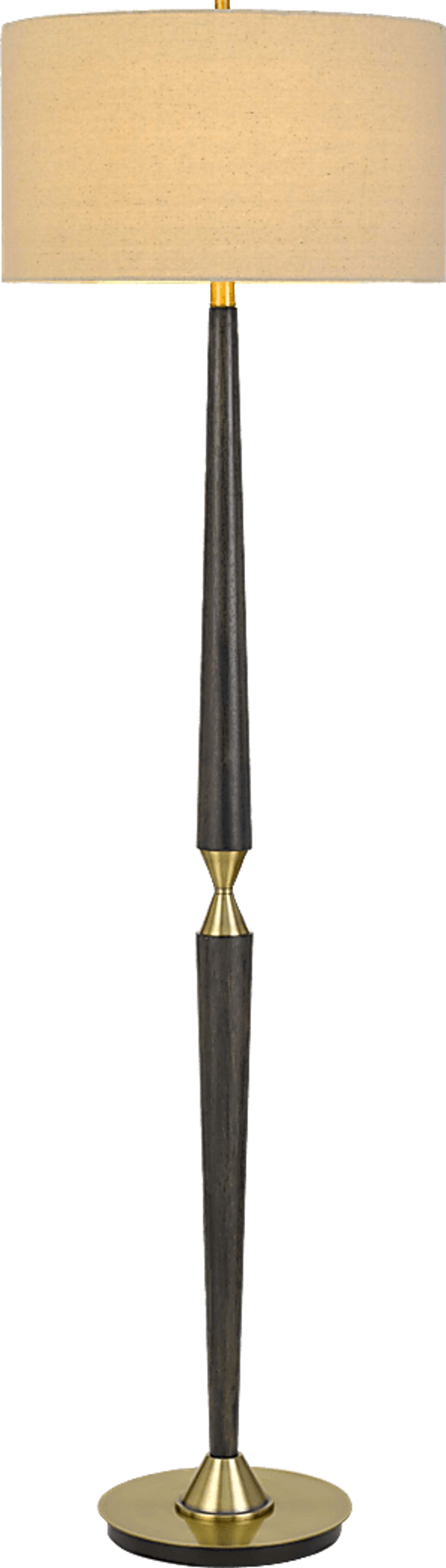 Fulton Place Brass Floor Lamp - Image 3