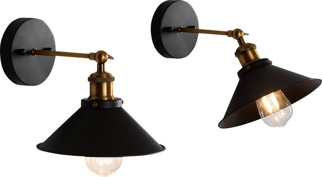 Fulwood Black Wall Sconce, Set of 2 - Thumbnail - Image 1