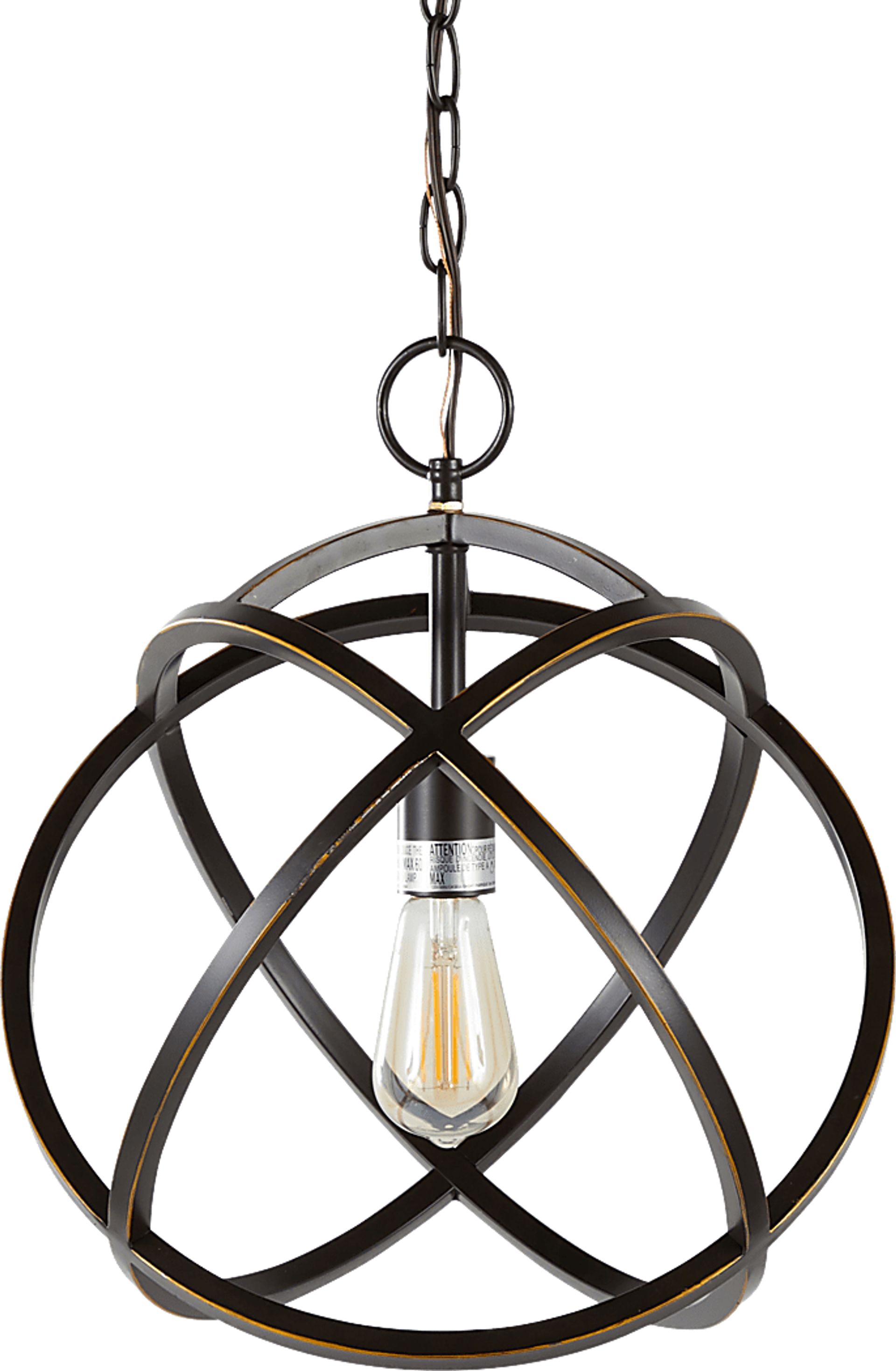 Fumi Bay Bronze Pendant - Image 1