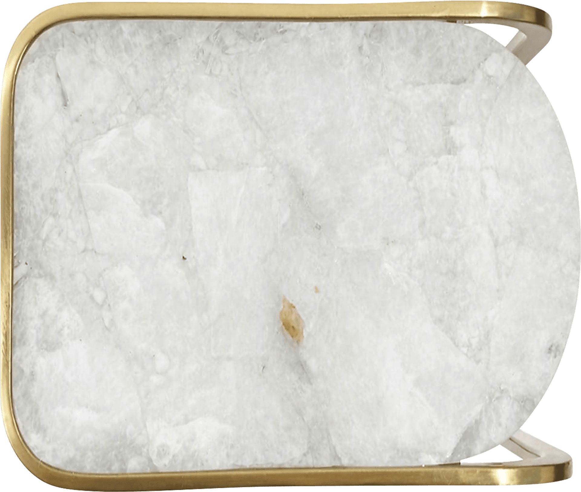 Funde Gold/White End Table - Image 5