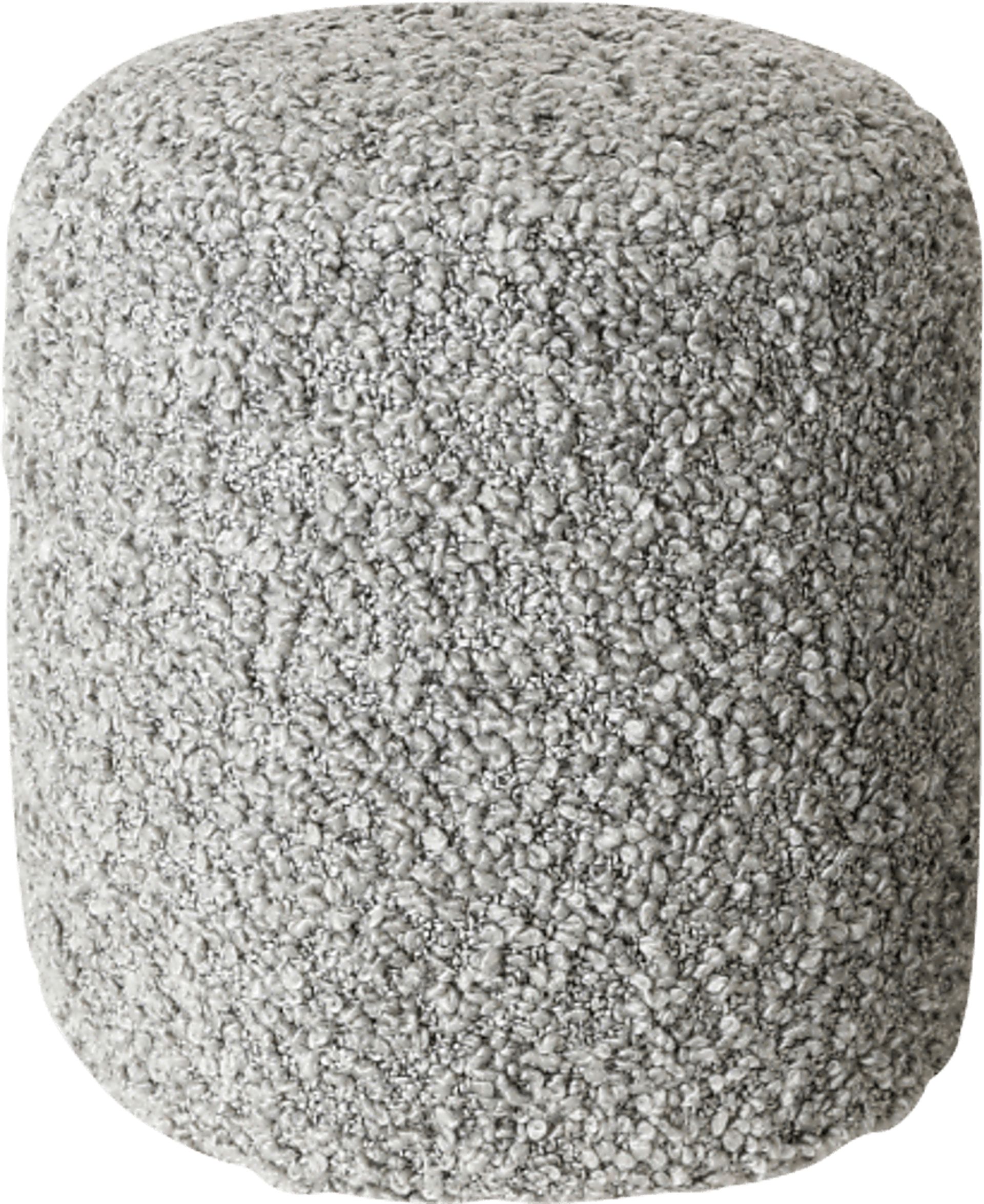Furma Gray Pouf - Image 1