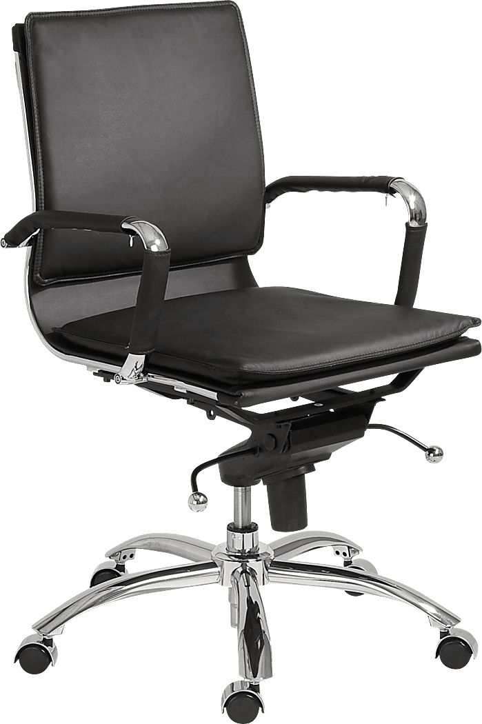 Furnberg Black Low Office Chair