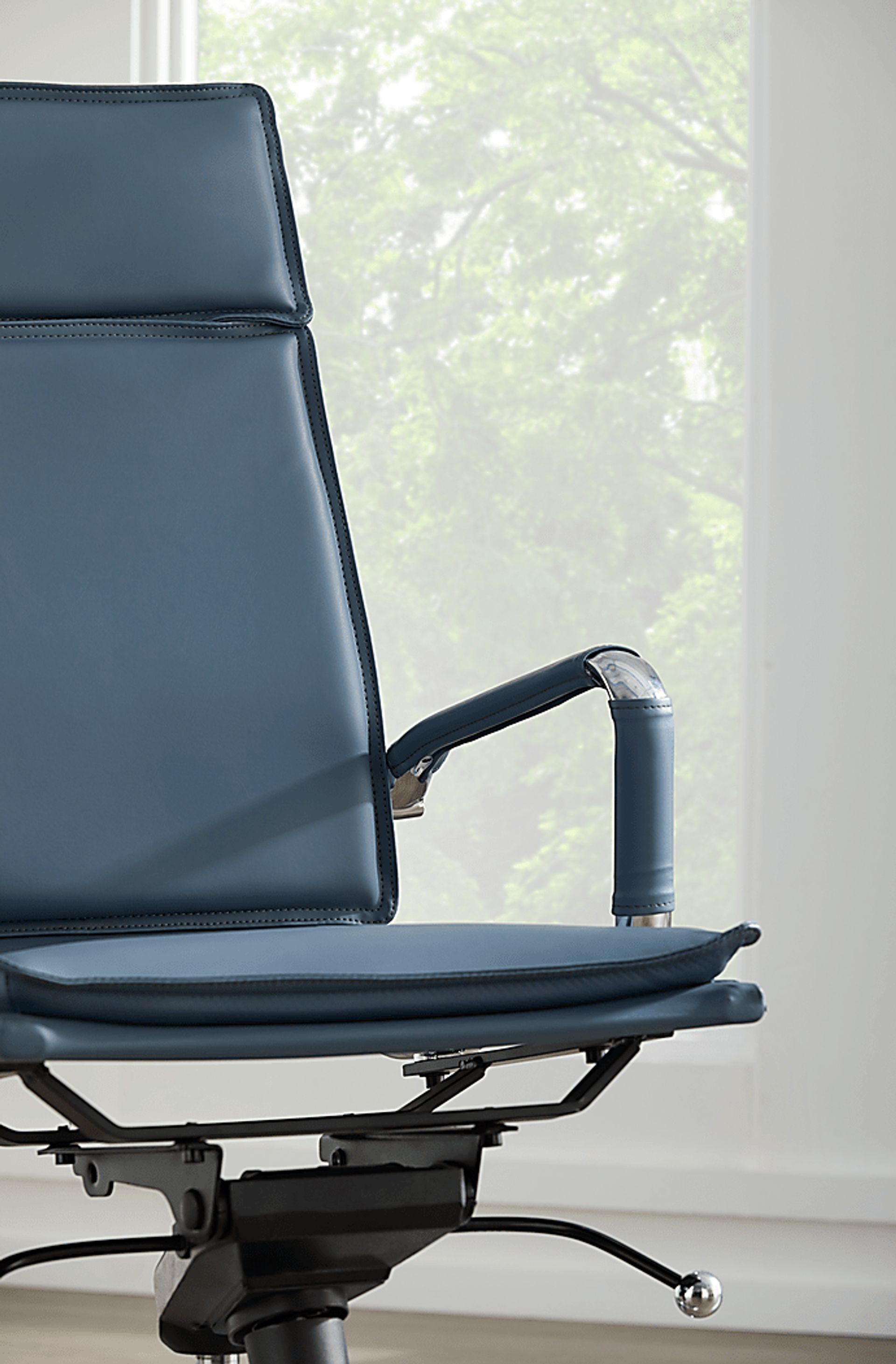 Furnberg Blue High Office Chair - Image 5