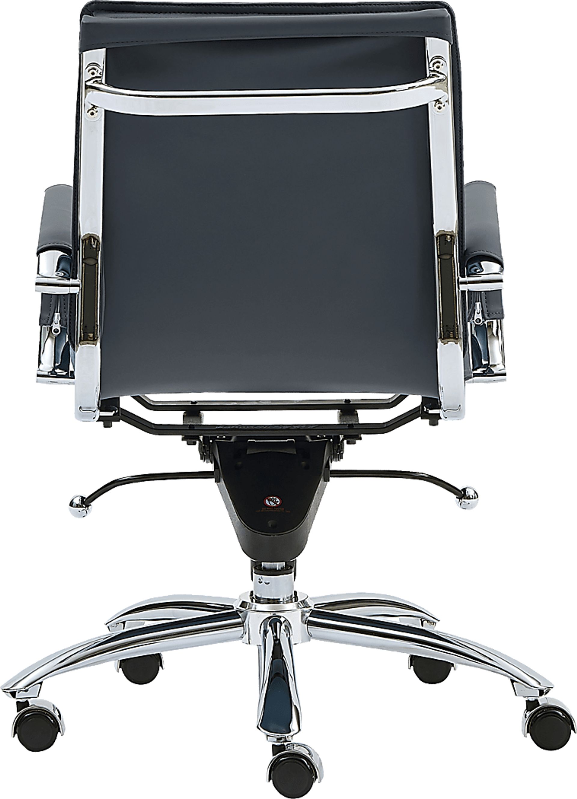Furnberg Blue Low Office Chair - Image 5