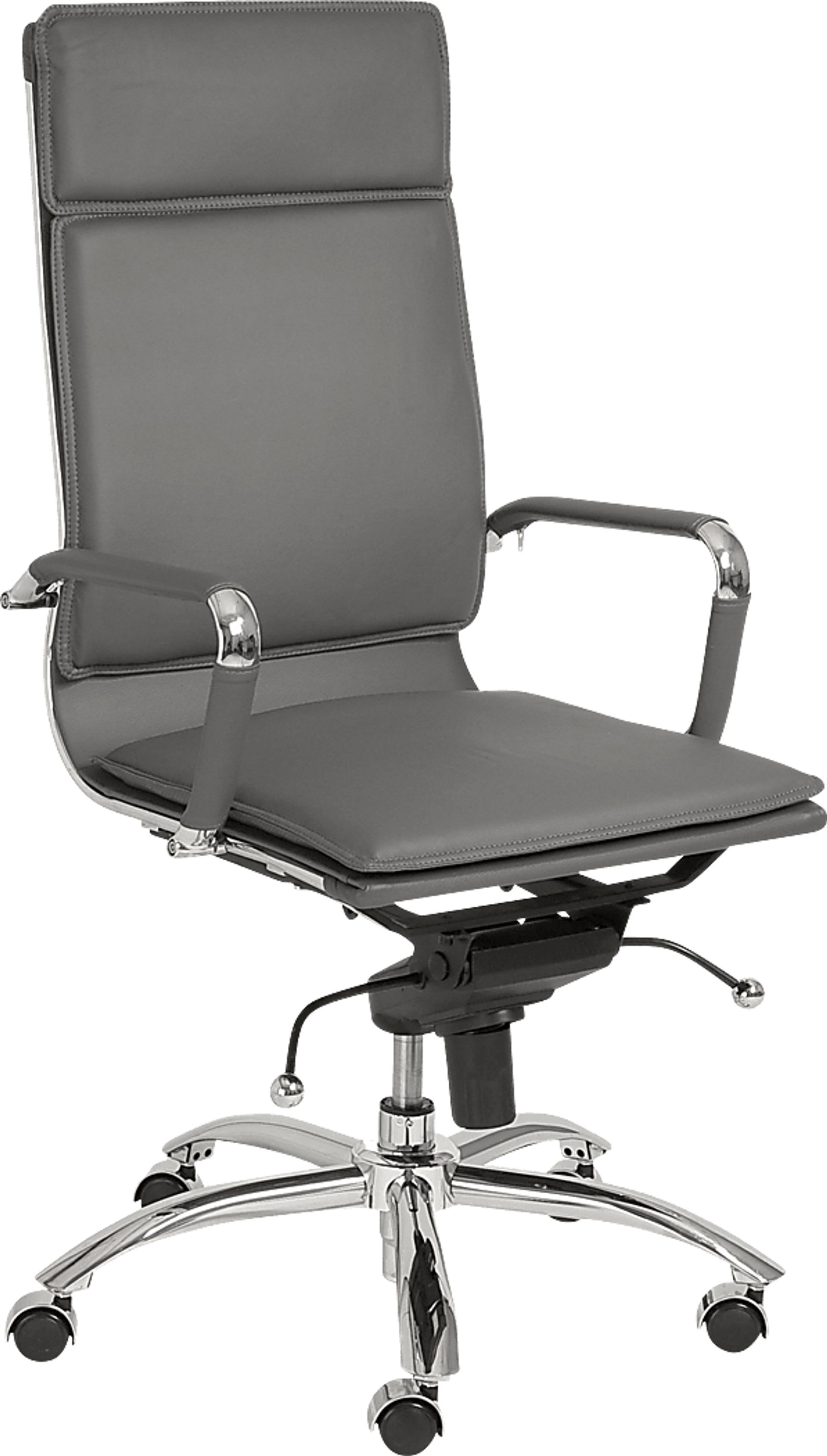 Furnberg Gray High Office Chair - Image 3
