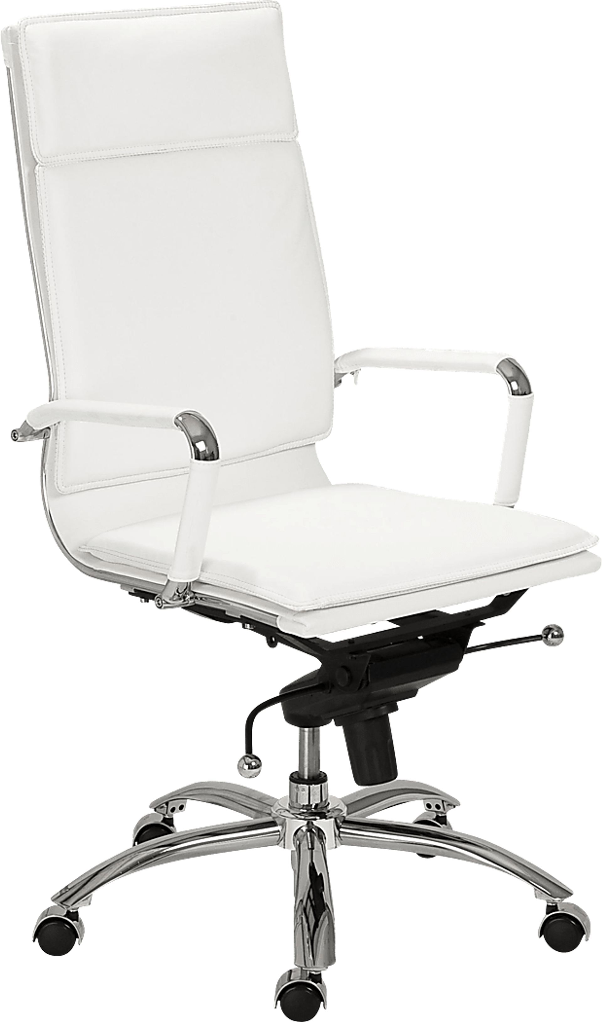Furnberg White High Office Chair - Image 3