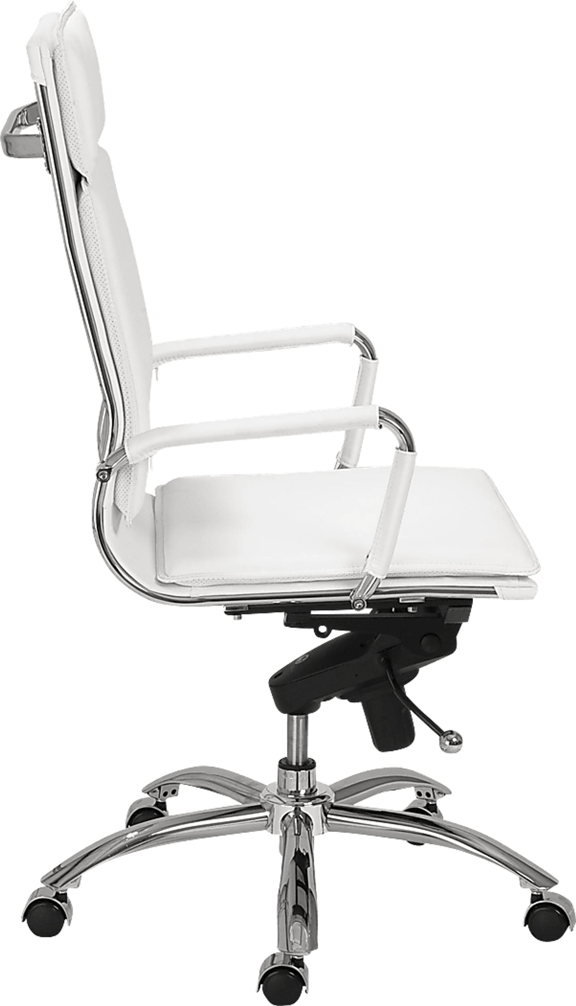 Furnberg White High Office Chair - Image 4