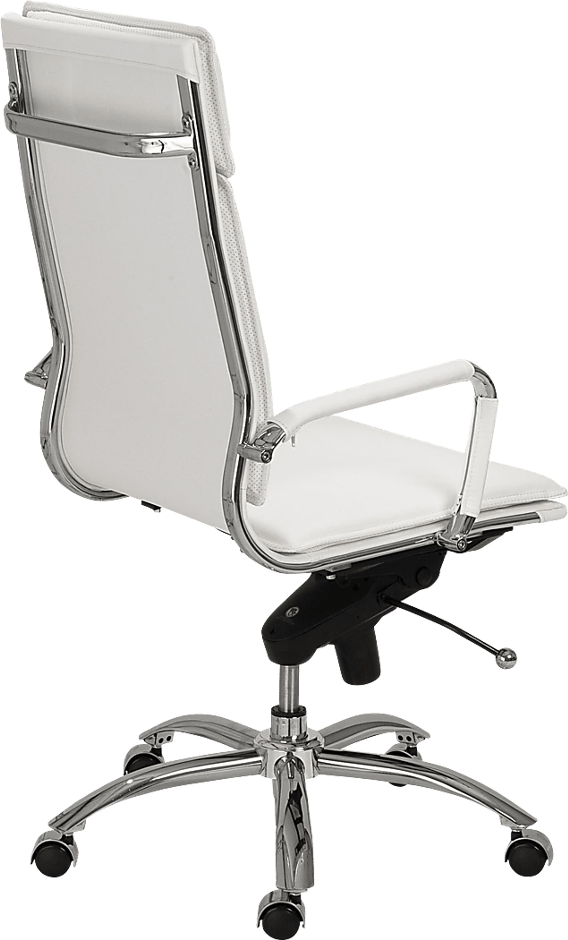 Furnberg White High Office Chair - Image 5