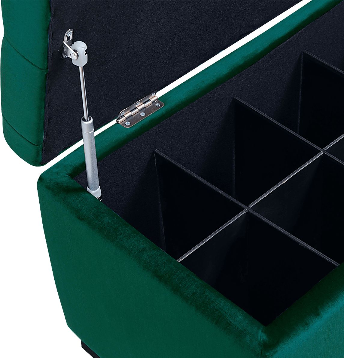 Furtson Emerald Storage Bench