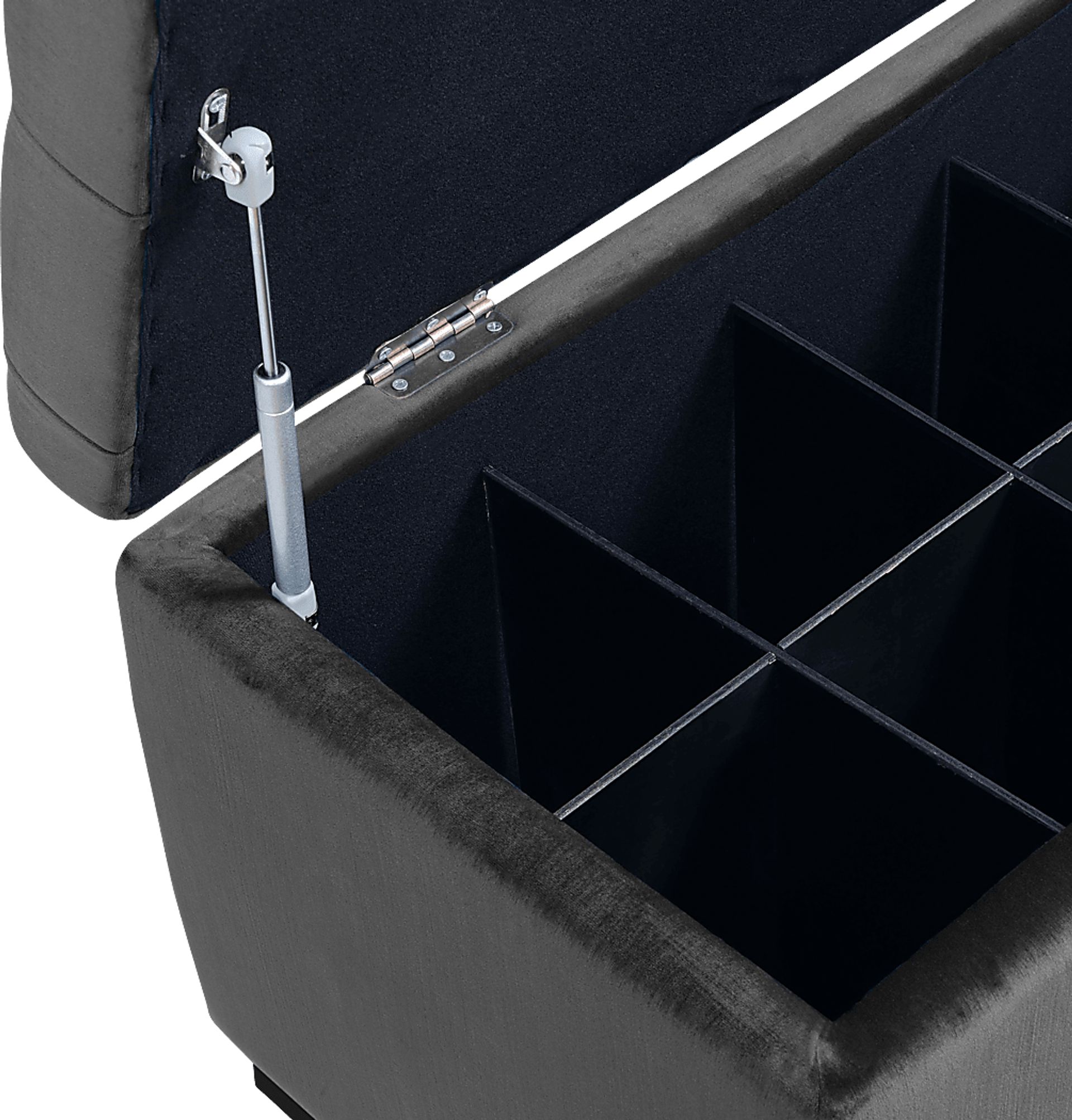 Furtson Gray Storage Bench - Image 4