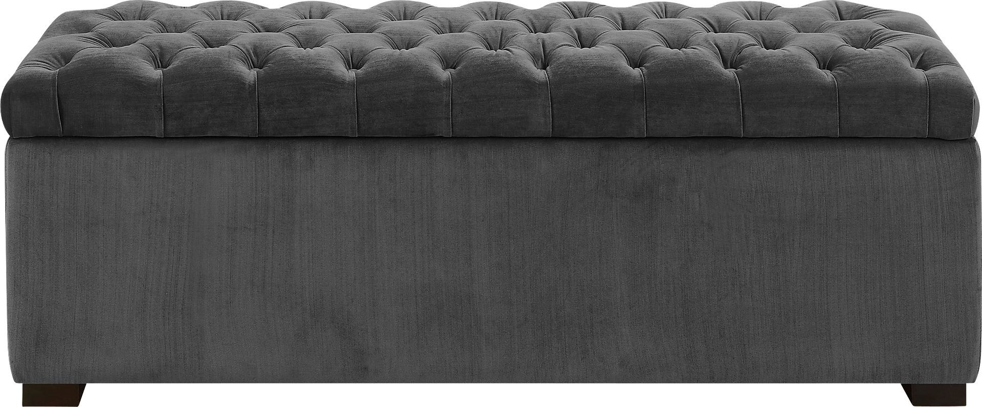 Furtson Gray Storage Bench - Image 1