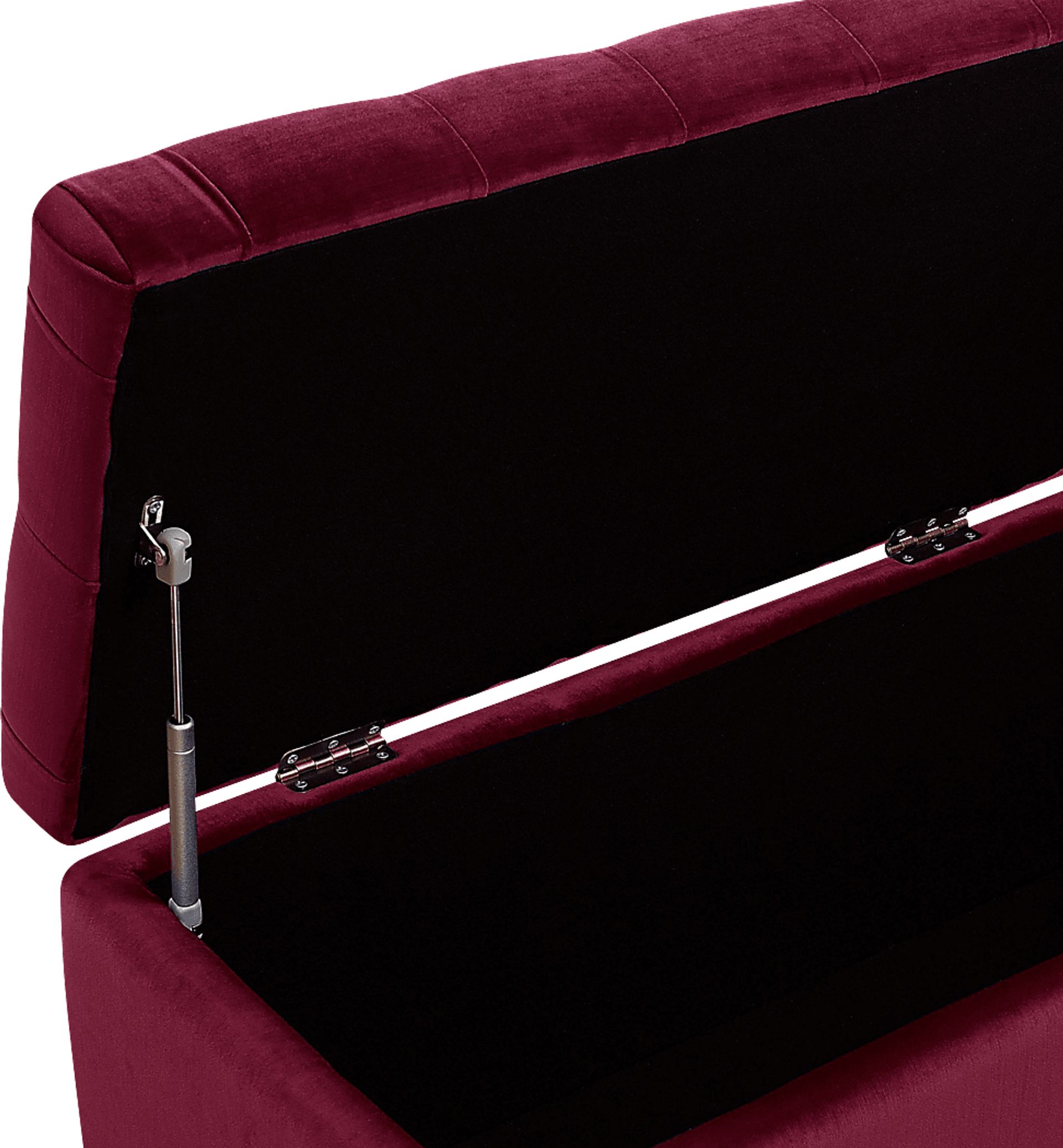 Furtson Red Storage Bench - Image 5