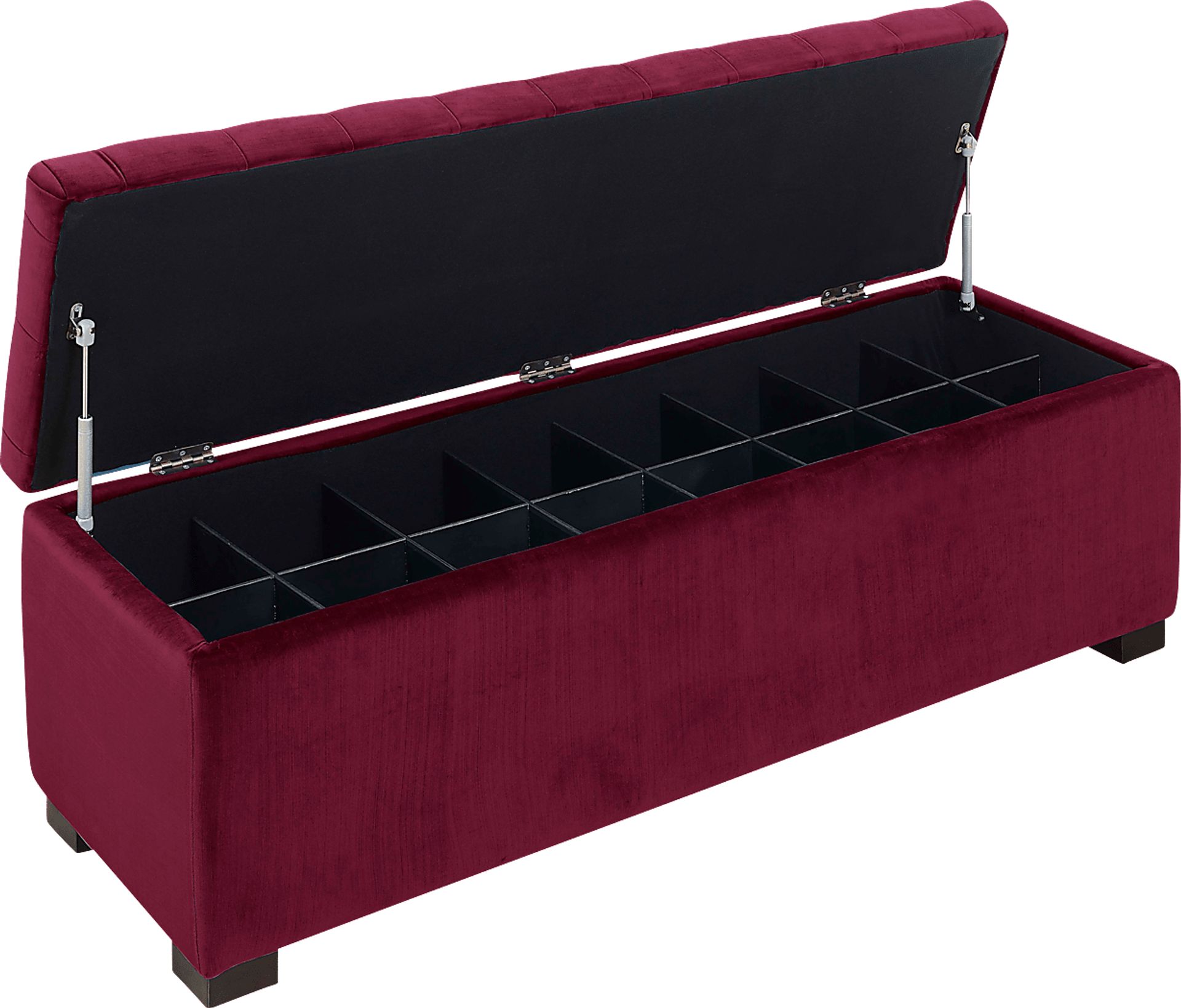 Furtson Red Storage Bench - Image 6