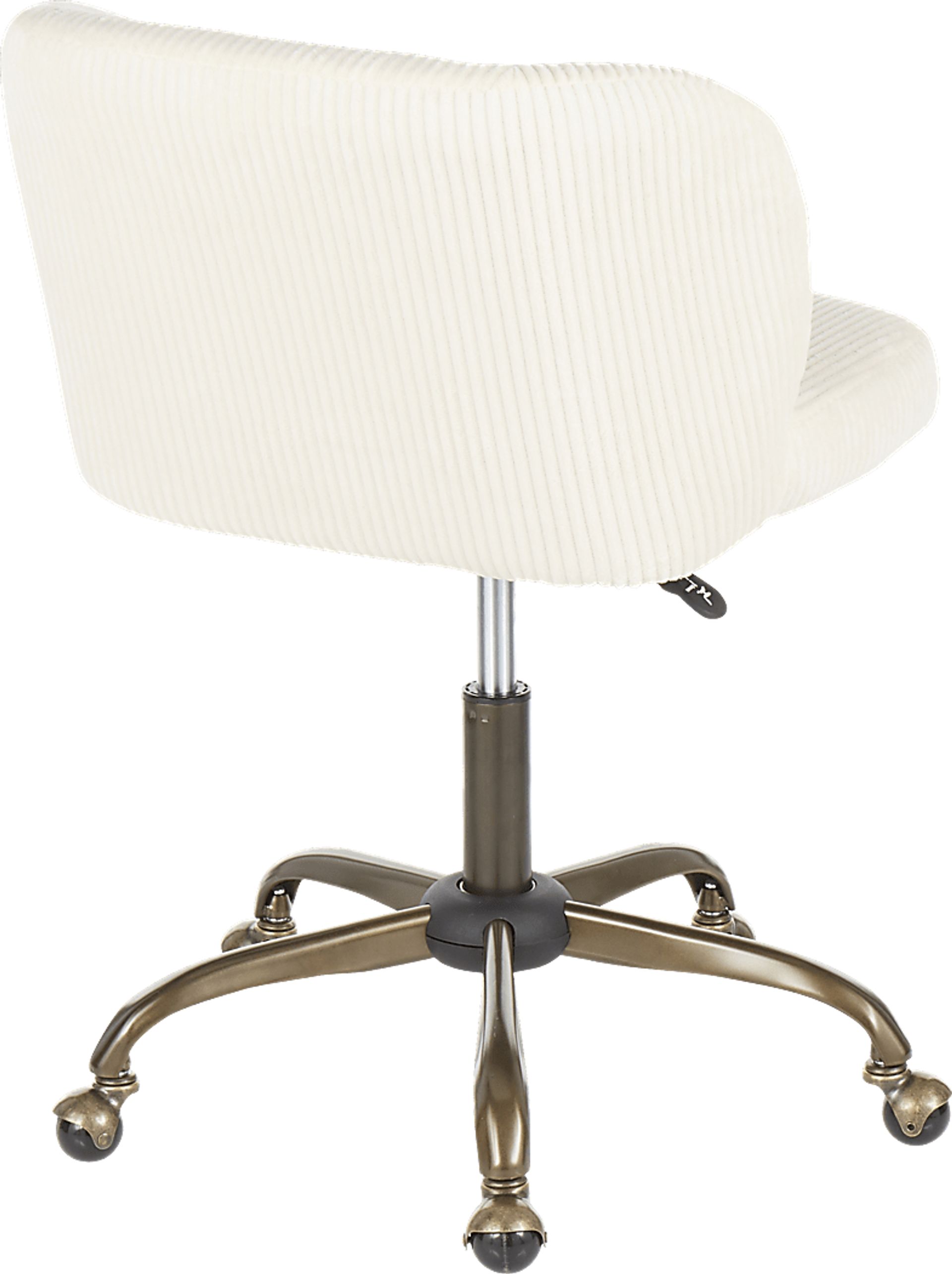 Fussell Cream Desk Chair - Image 3