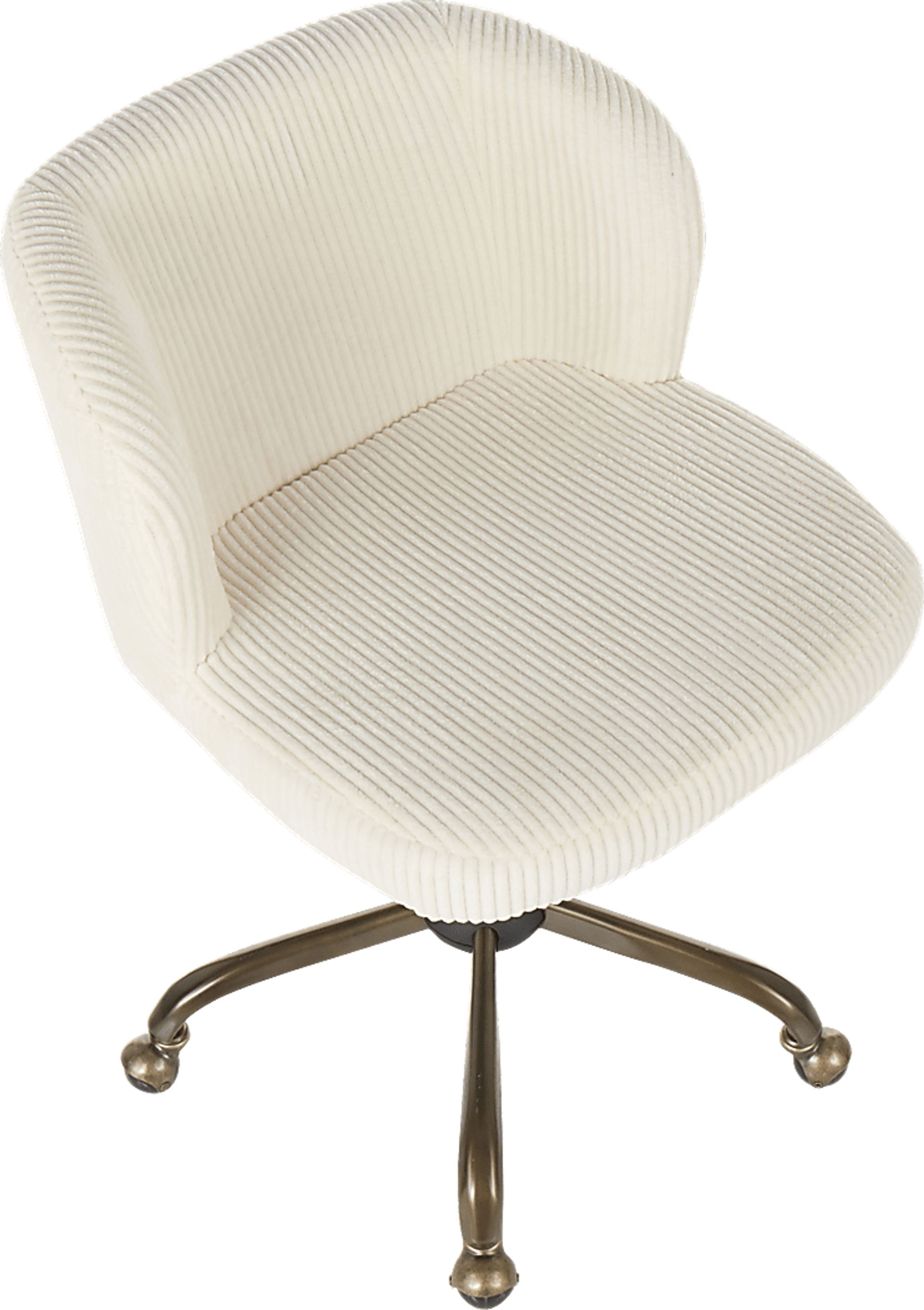 Fussell Cream Desk Chair - Image 6