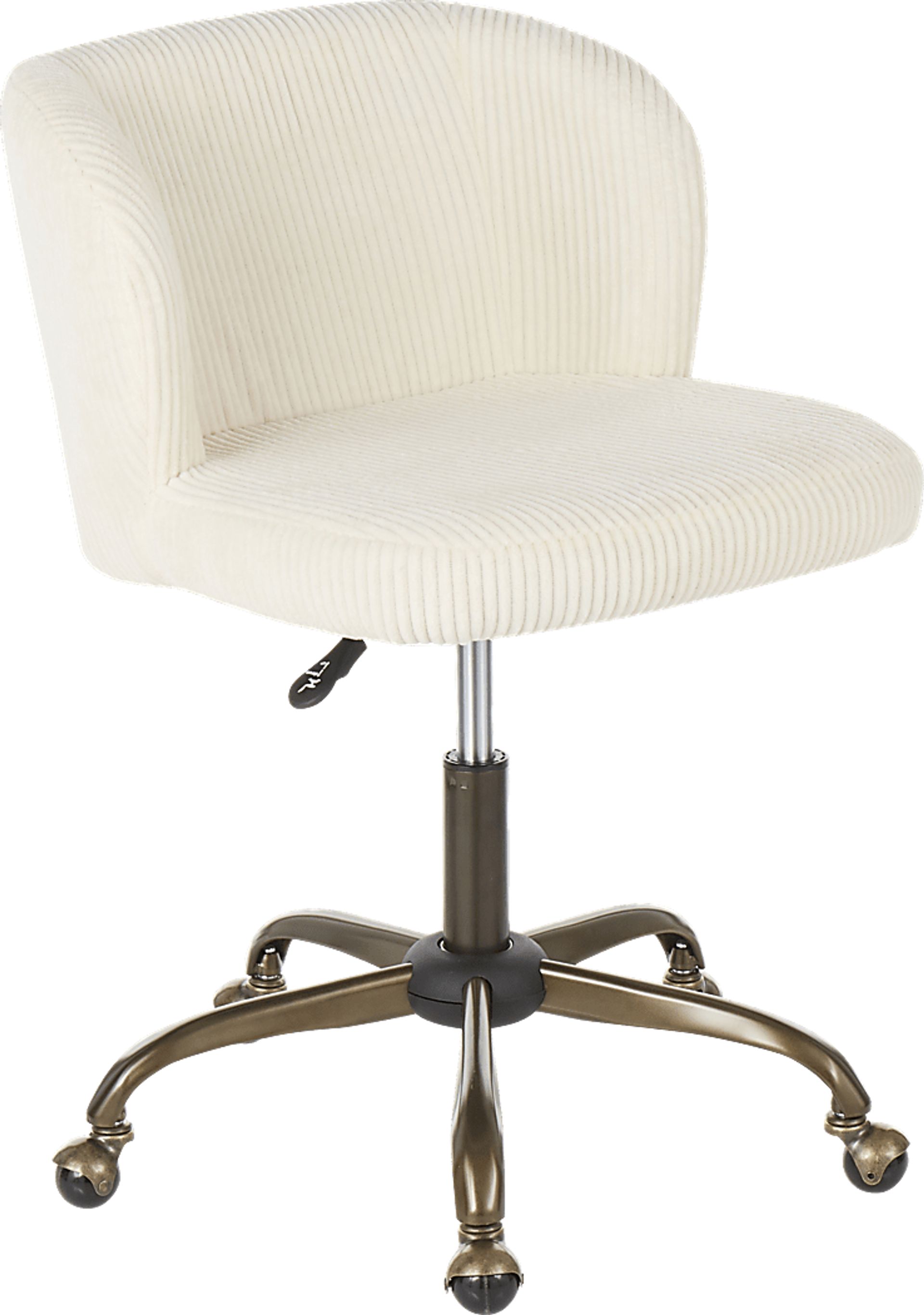 Fussell Cream Desk Chair - Image 1