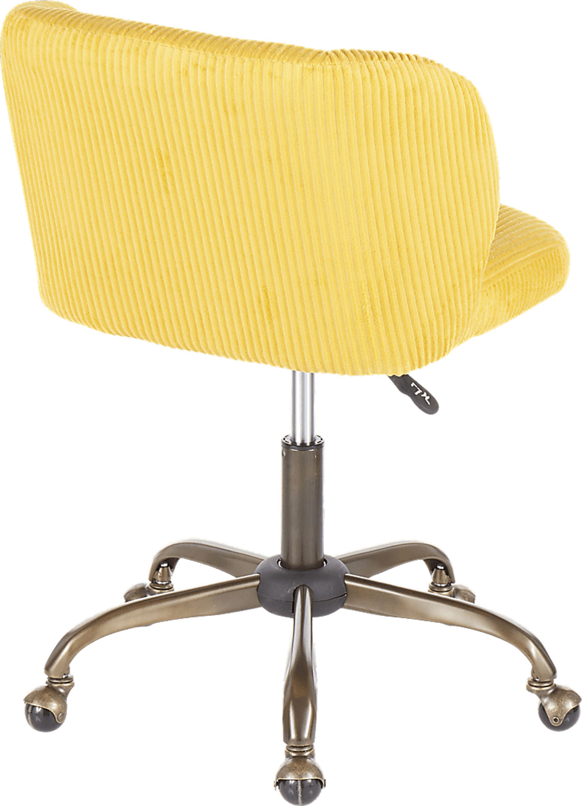 Fussell Yellow Desk Chair - Image 3