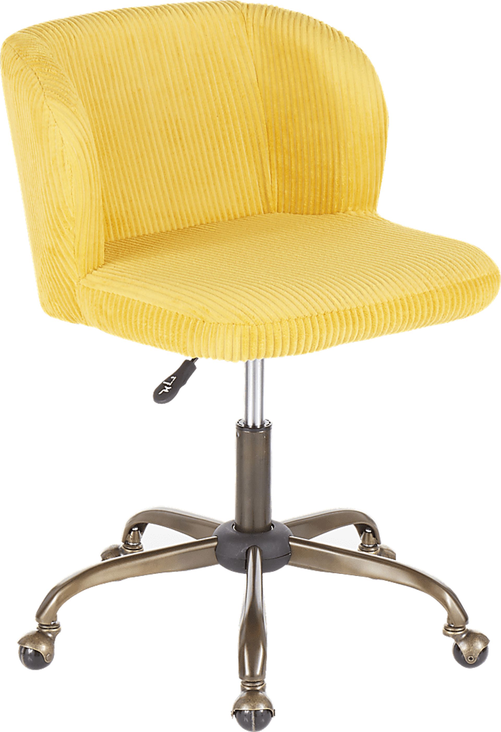 Fussell Yellow Desk Chair - Image 1